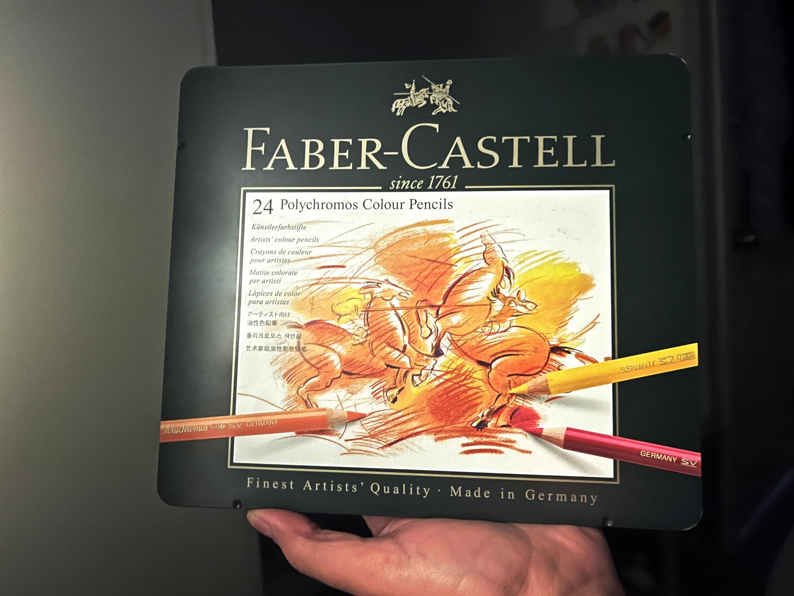 Faber-Castell Polychromos Artists' Color Pencils - Tin of 24 Colors - Premium Quality Artist Pencils customer photo 1
