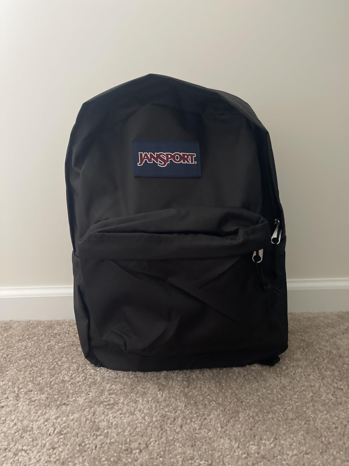 JanSport SuperBreak One Backpacks - Durable, Lightweight Bookbag with 1 Main Compartment, Front Utility Pocket with Built-in Organizer - Premium Backpack, Black customer photo 1