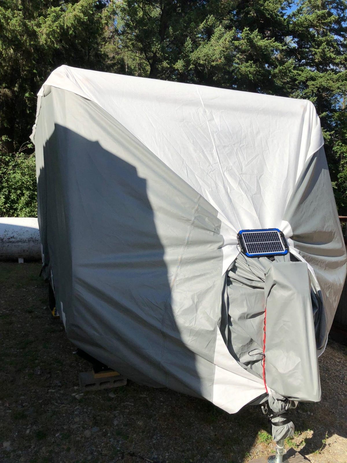 Classic Accessories Over Drive PolyPRO3 Deluxe Travel Trailer/Toy Hauler Cover, Fits 22'-24' RVs, RV Cover, Camper Cover, Travel Trailer Cover customer photo 1