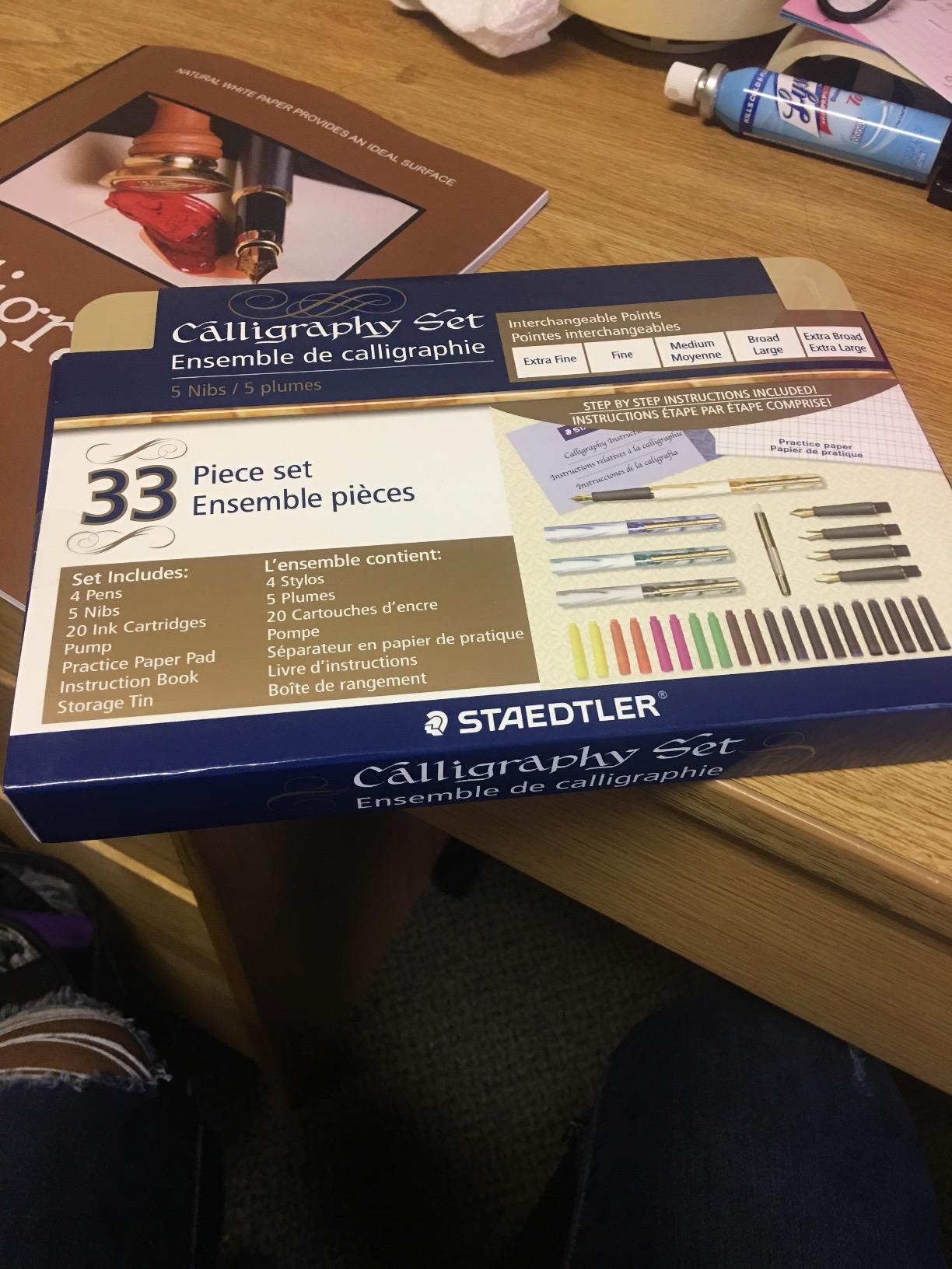 STAEDTLER Calligraphy Pen Set, Ideal for All Skill Levels, 899 SM5, Assorted, 33 Piece Set customer photo 1