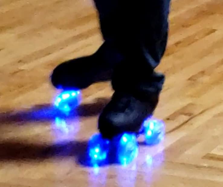 Chicago Skates Bullet Speed Roller Skates - Adjustable Quad Roller Skates Women Men, Durable Skates, Top Performance with Front Stopper, 62mm Urethane Wheels, Low-Cut Ankle Boot, Indoor Outdoor customer photo 1