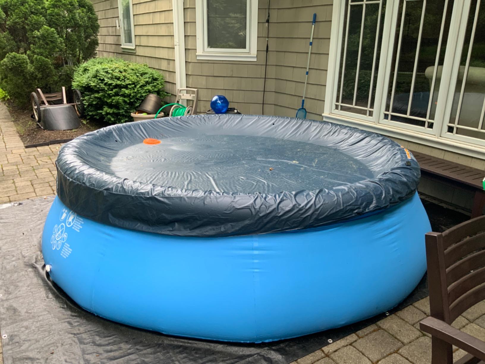 INTEX Easy Set 10ft x 30in Inflatable Ring Above Ground Swimming Pool | 28120EH - Pool Only (Pump Not Included) customer photo 2