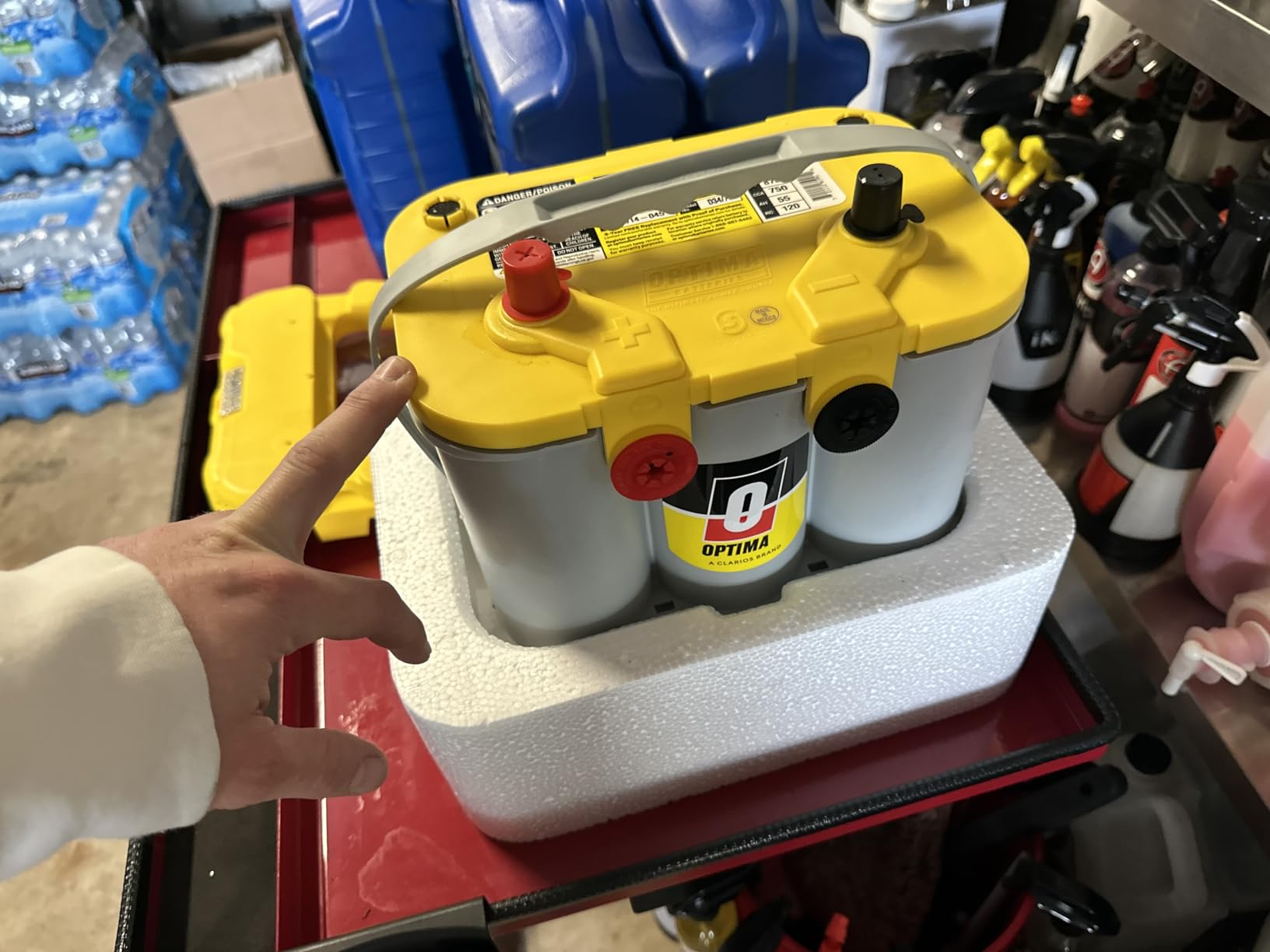 OPTIMA Batteries High Performance D34/78 YELLOWTOP Sealed AGM Battery | Dual Purpose Car, Truck and SUV Battery, 750 CCA, Dual Terminal, Maintenance Free, Versatile Mounting customer photo 1