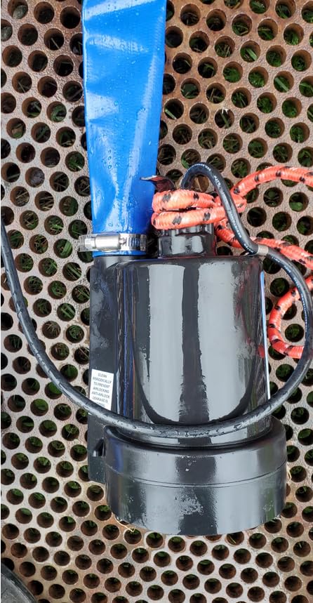 Superior Pump 91250 1800GPH Thermoplastic Submersible Utility Pump with 10-Foot Cord, 1/4 HP customer photo 1