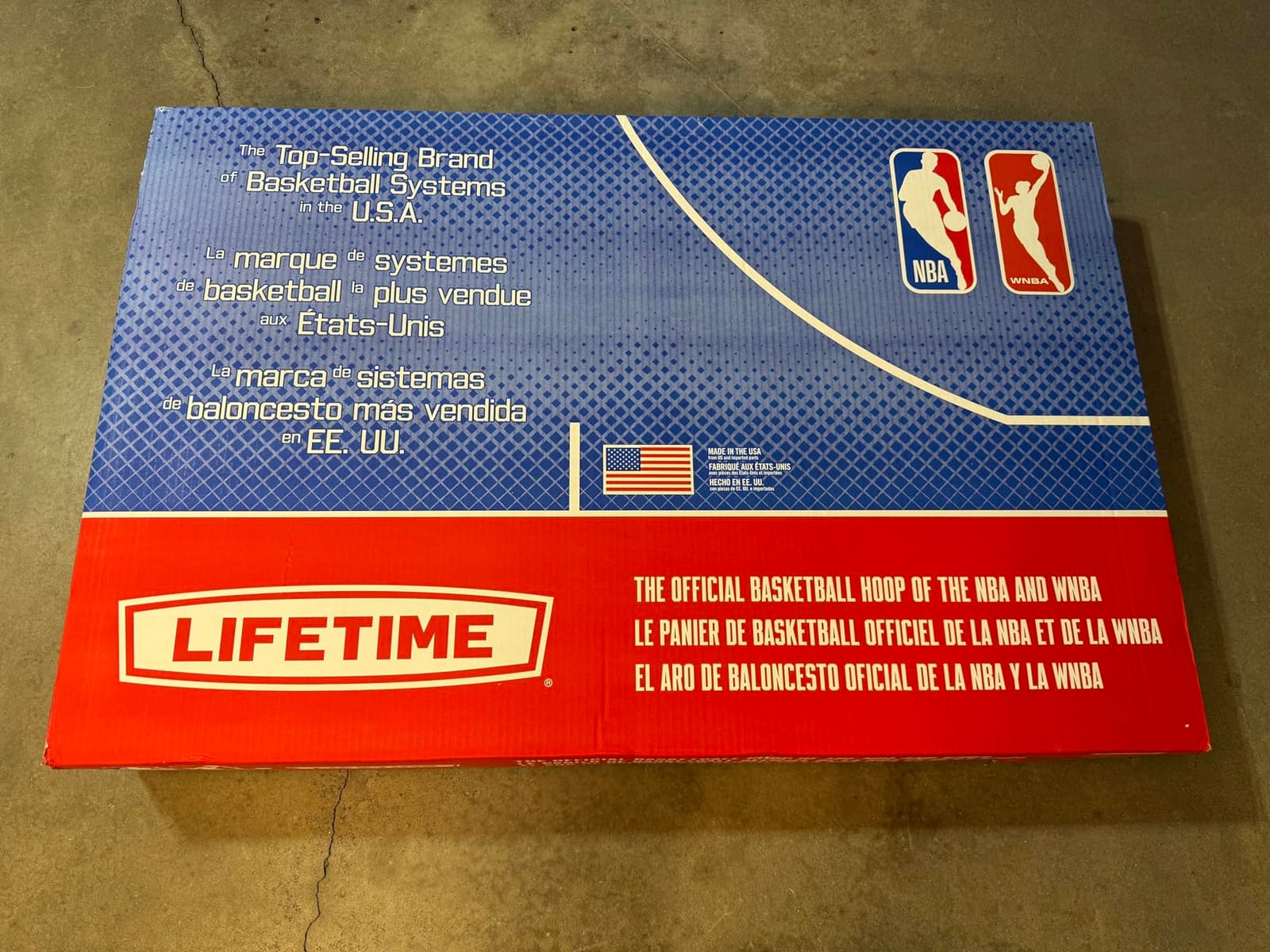 Lifetime Portable Basketball Hoop, Adjustable Height 7.5-10 Ft, 44 Inch Shatterproof Fusion Backboard, Base with Wheels customer photo 2