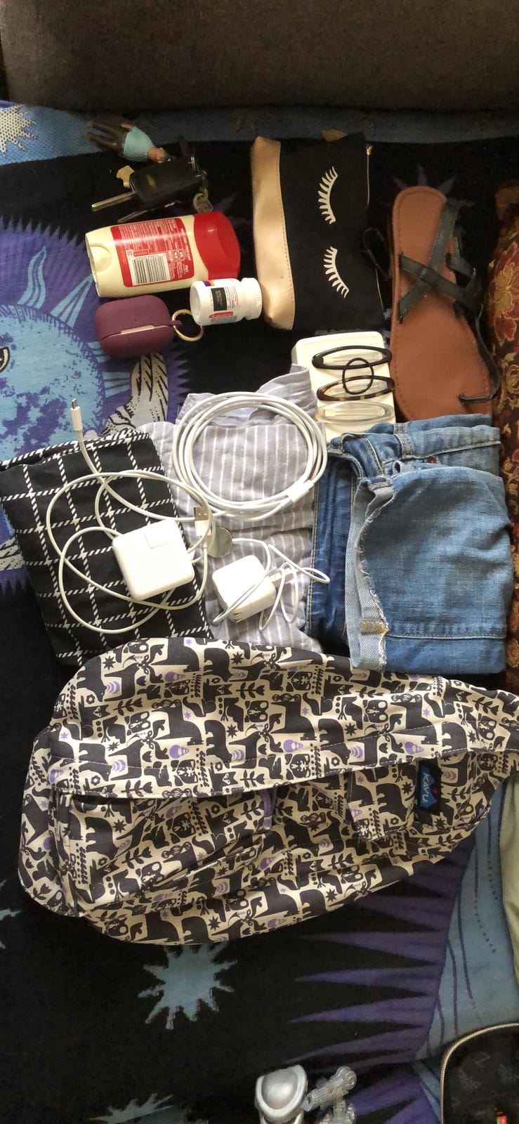 KAVU Original Rope Bag, Cotton Canvas Crossbody for Travel | 10L Capacity customer photo 2