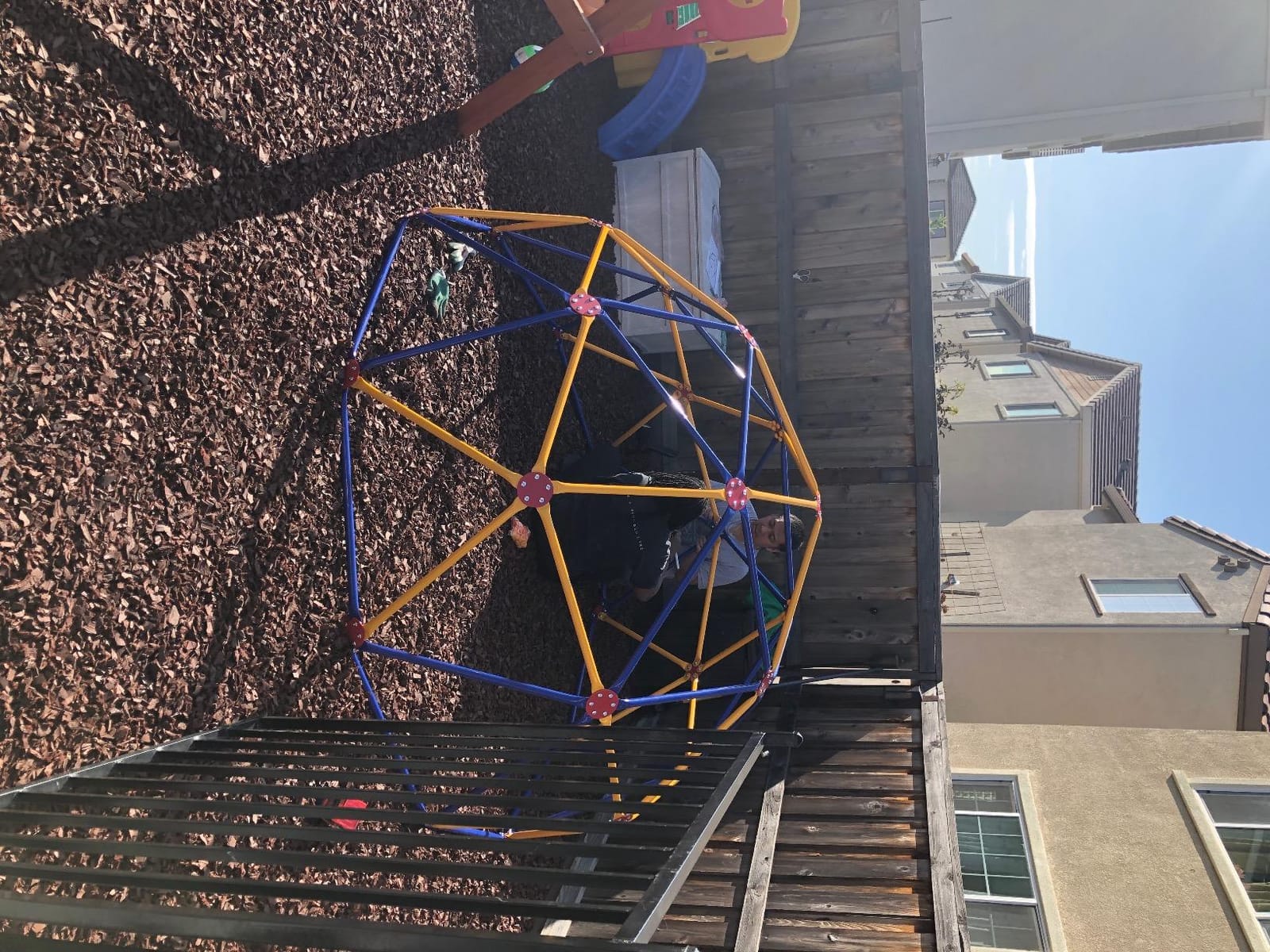 EASY OUTDOOR Space Dome Climber, Kids Outdoor Play Equipment, Kids Climbing Toys, UV Resistant Steel, Multi-Color, 1000 lbs Capacity GD-810 customer photo 2