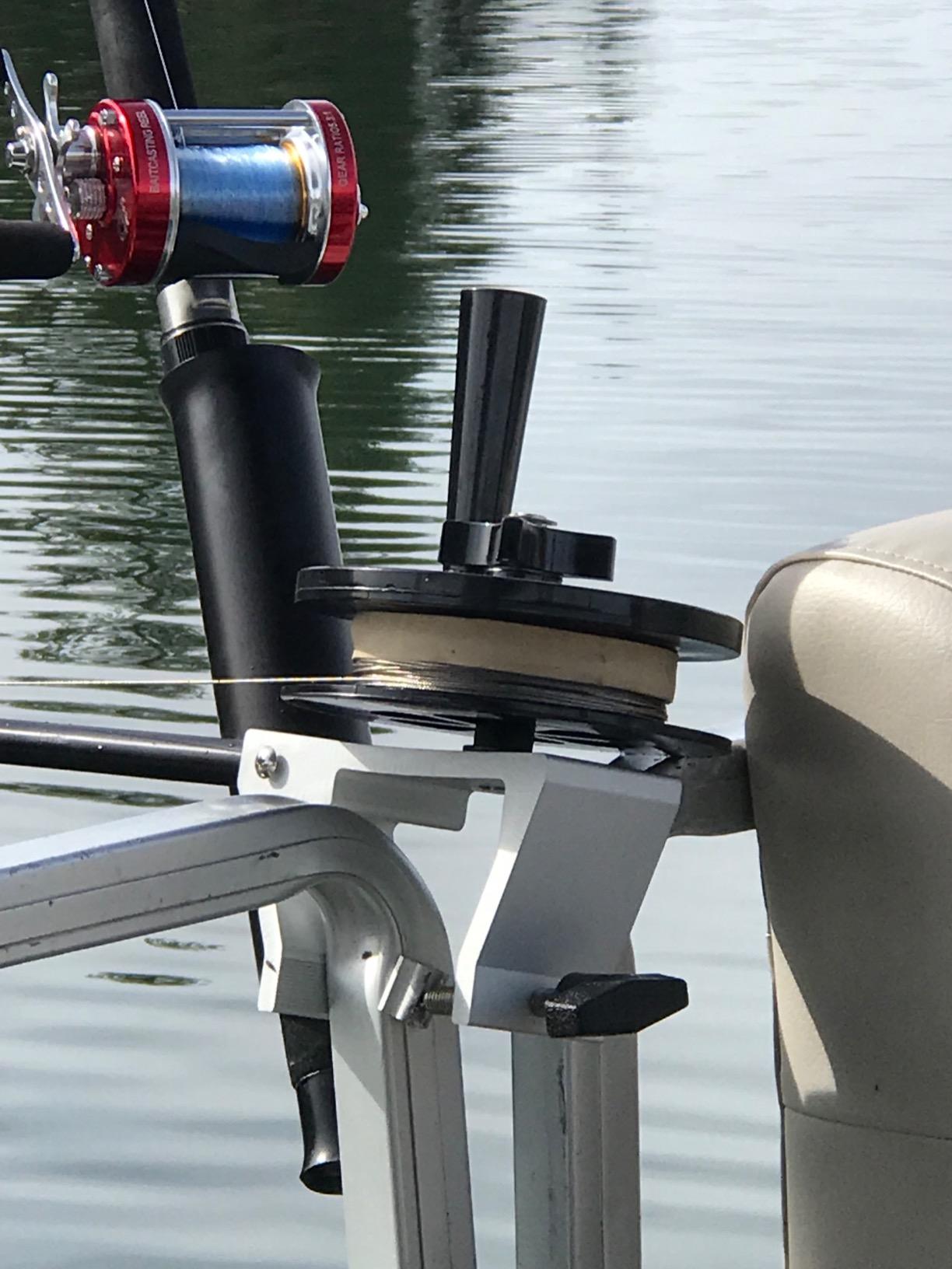 Walker Mini Laker Manual Downrigger - Ultra-Durable Aluminum & Stainless Steel, 6 lb Capacity, Includes Rod Holder & Clamp, Made in USA customer photo 2