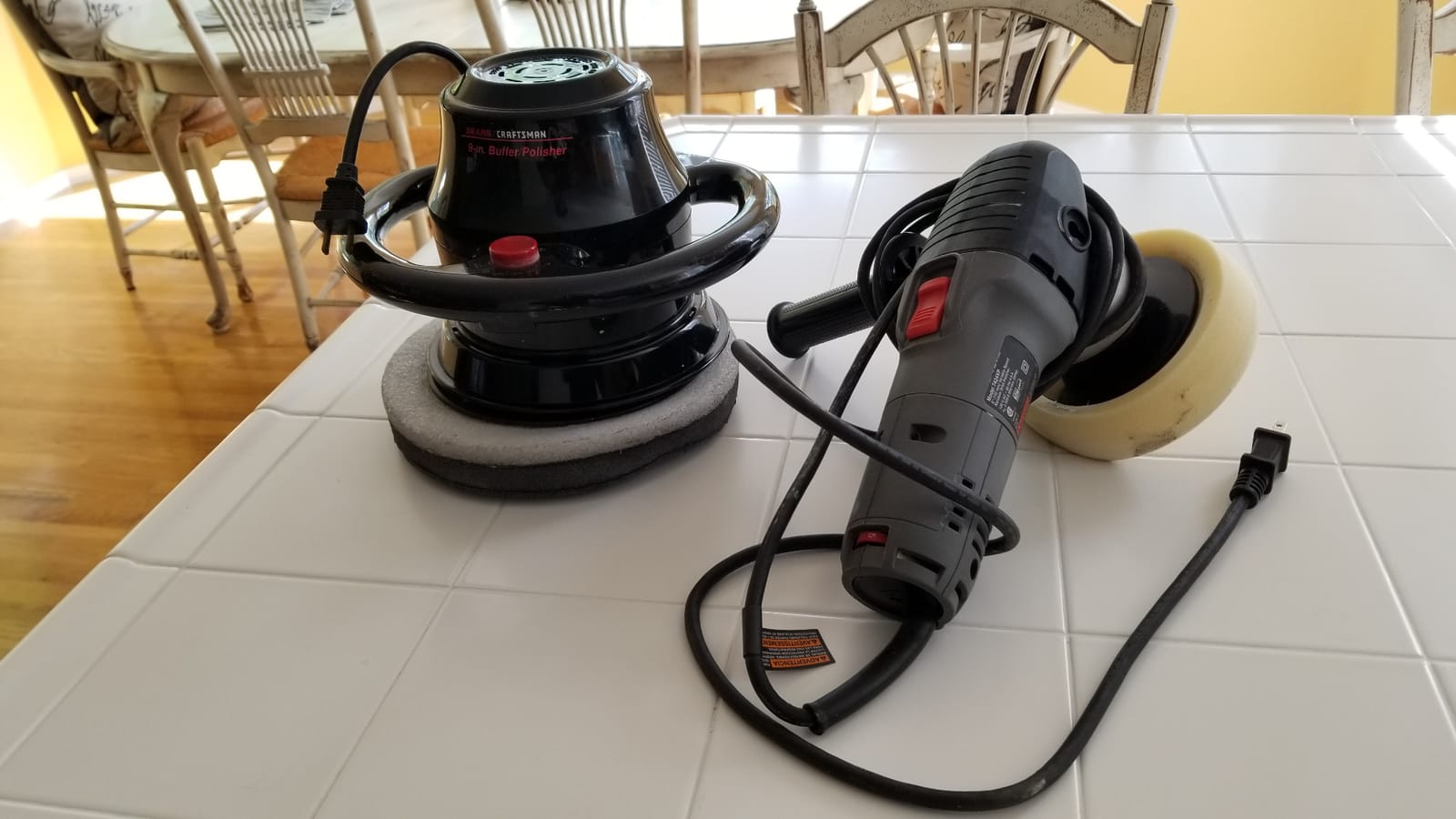 PORTER-CABLE Buffer Polisher, Car Polisher for Car Detailing, 6-Inch, Orbital, Variable Speed (7424XP) customer photo 1