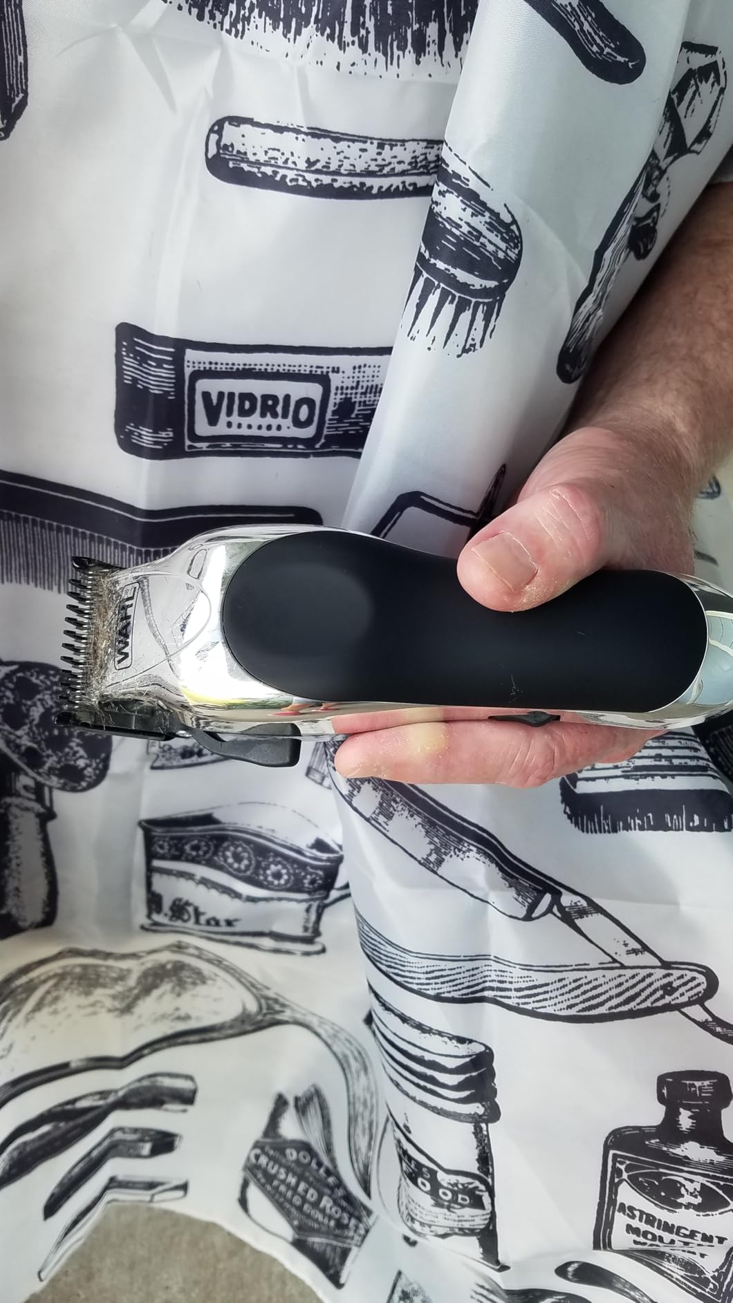 Wahl USA Chrome Pro Corded Clipper Complete Haircutting Kit for Men | Powerful Hair Clipper For Full Hair Clipping, Beard Trimming, & Grooming, Adjustable Taper Lever For Fading - Model 3024635 customer photo 1