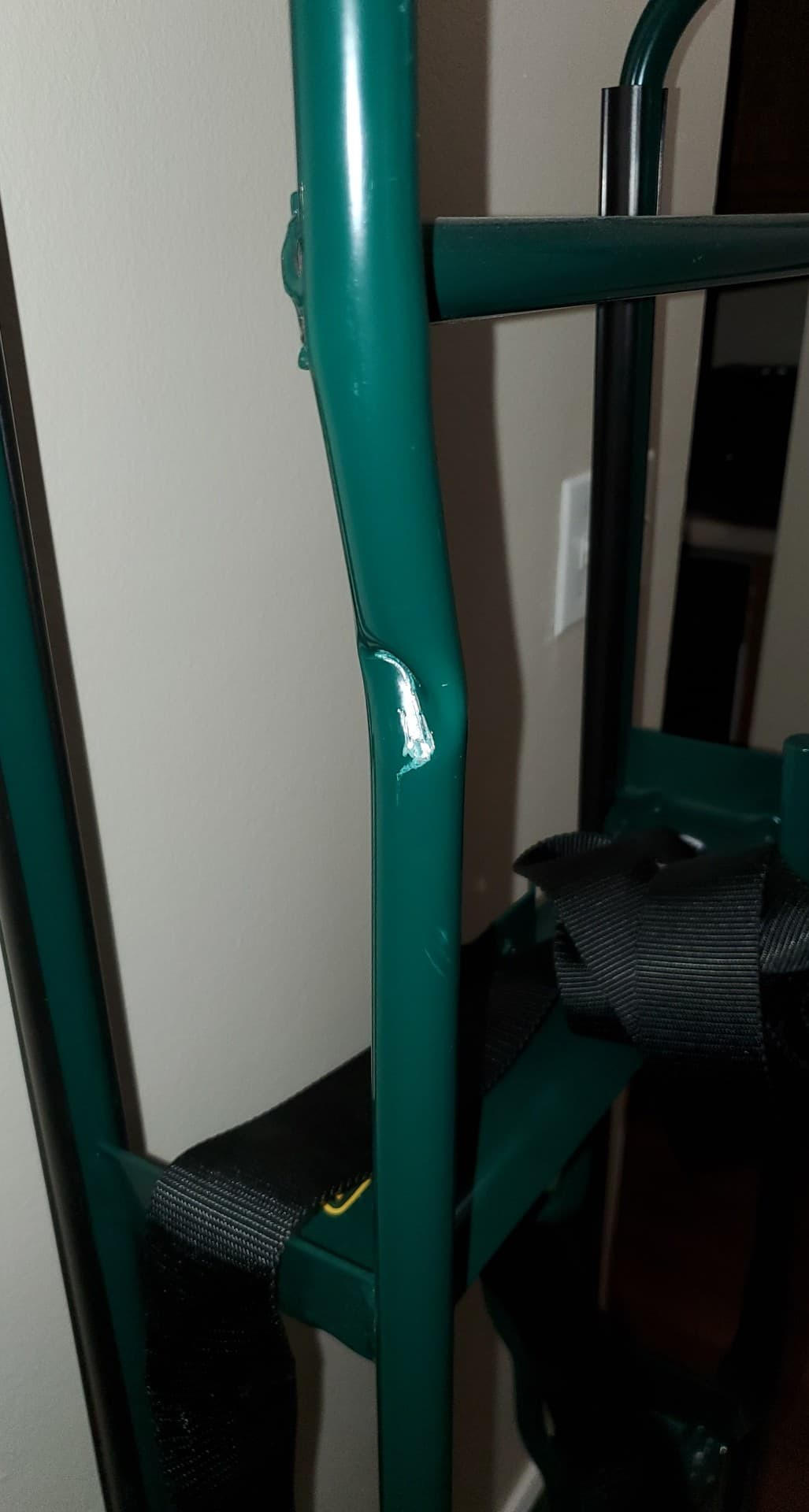 Harper Trucks 6781 Appliance Hand Truck, Dark Green | Appliance dolly with stair glides, securing strap and rubber wheels for delivery, moving, remodeling and HVAC installation customer photo 2
