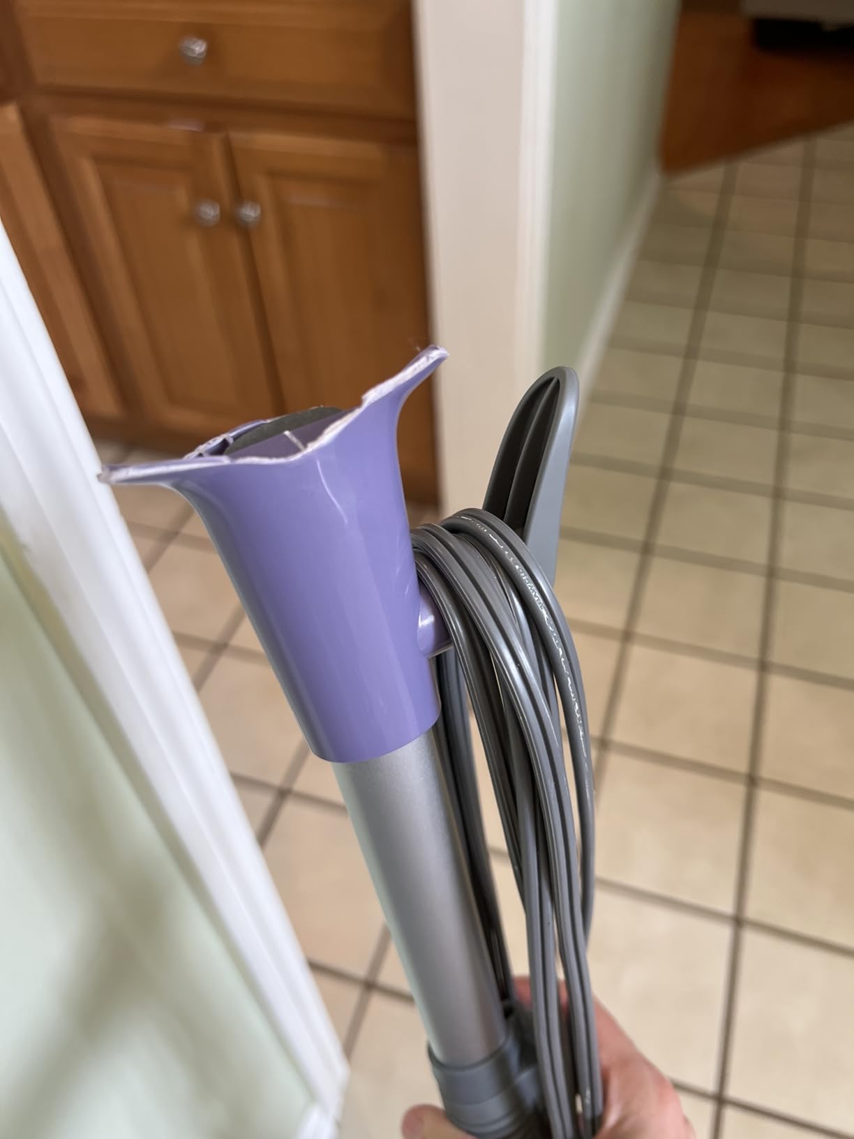Shark Steam Pocket Mop with 2 Washable Double-sided Pads, Purple, S3501 | Lightweight, 2 Machine Washable Double-Sided Microfiber Pads, Swivel Steering, Steam Sanitization on Sealed Hard Floors customer photo 1