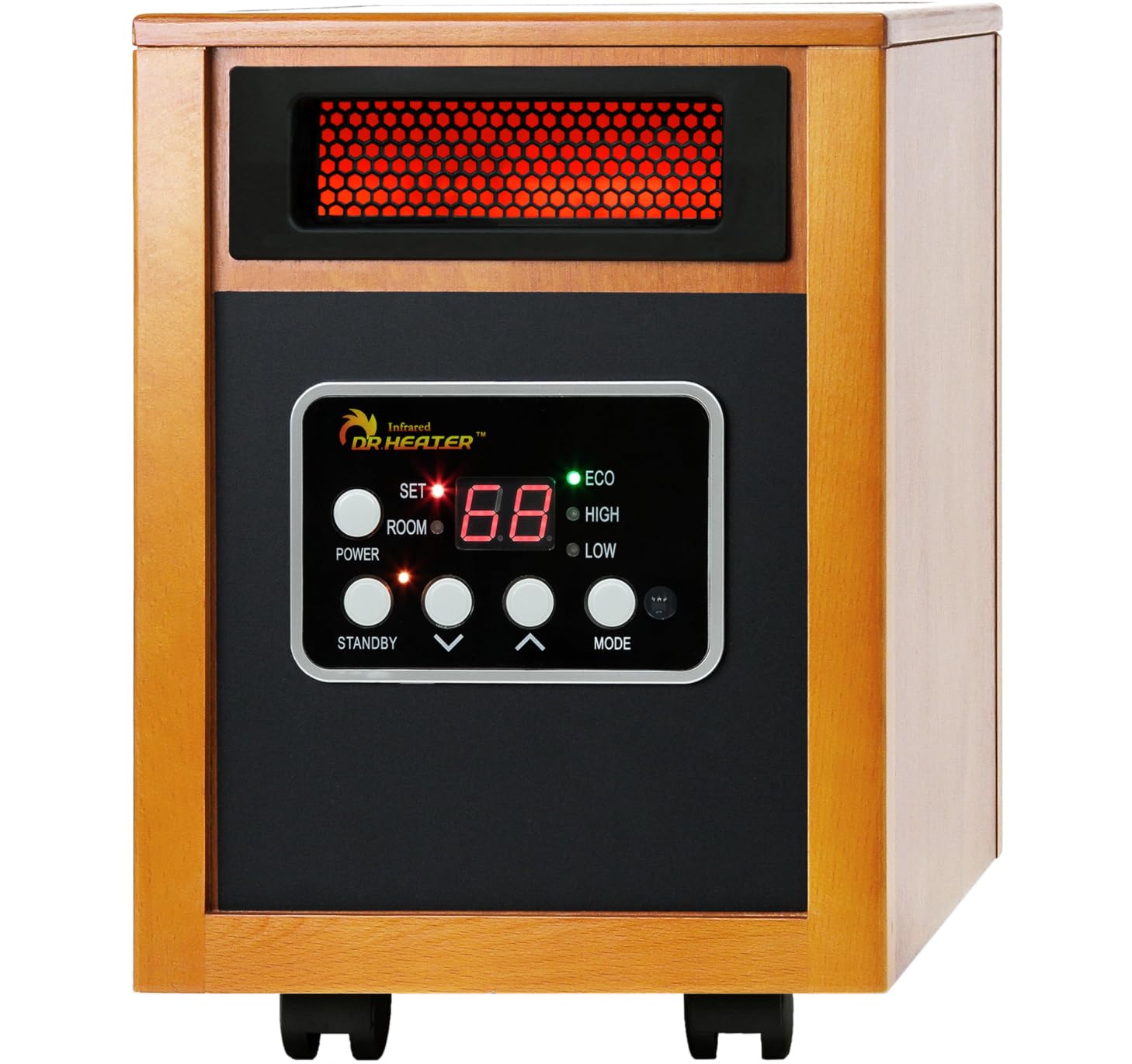 Dr Infrared Heater DR-968 Portable Space Heater, 1500-Watt, Cherry customer photo 1