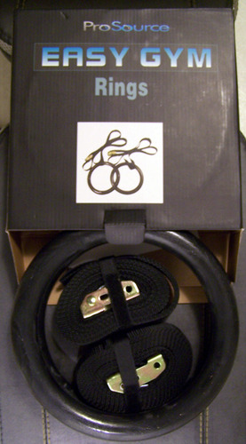 ProsourceFit Fitness Gymnastics Rings with Straps for Total Body Conditioning at Home customer photo 2