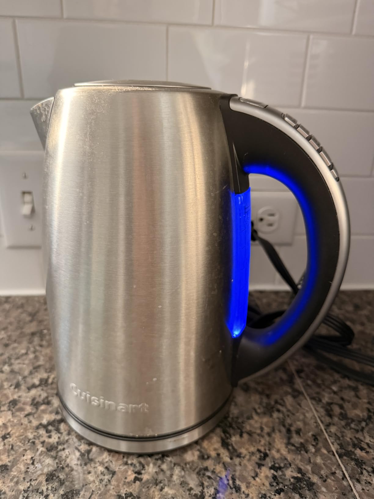 Cuisinart Electric Kettle, 1500W Fast Heating, 6 Temp Presets, 1.7L | Bring water to a boil with Cuisinart PerfecTemp cordless electric tea kettle, includes auto shutoff & 360° base, CPK-17P1 customer photo 2