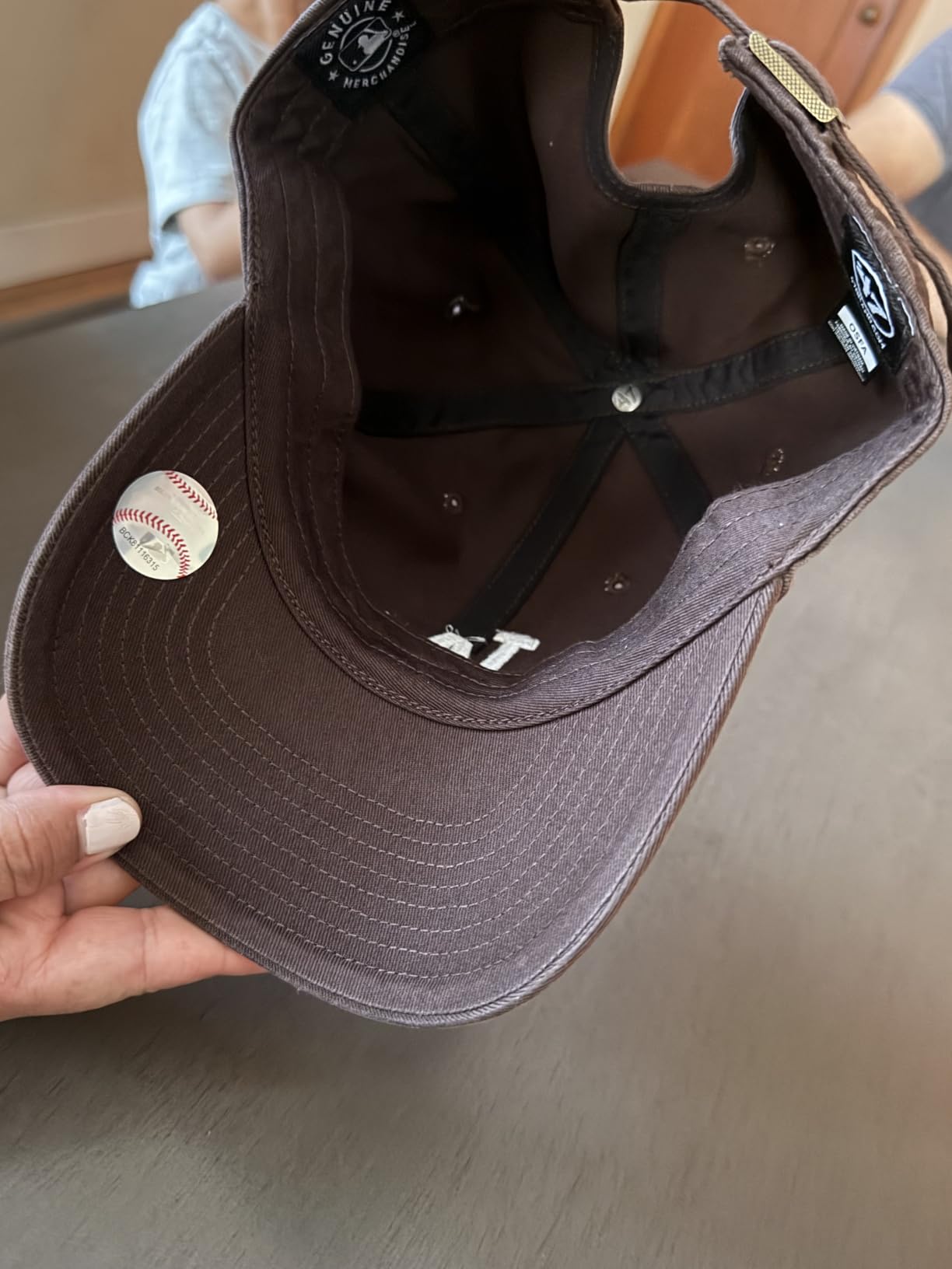 47 Brand MLB New York Yankees Branson Cap B-BRANS17CTP, Unisex customer photo 1