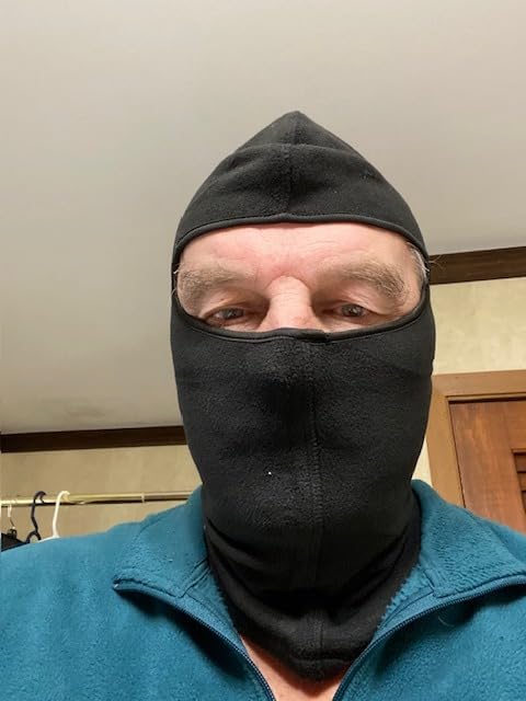 Balaclava, Winter Face Mask, Thermal Black Fleece, Ergodyne N-Ferno 6821 customer photo 2