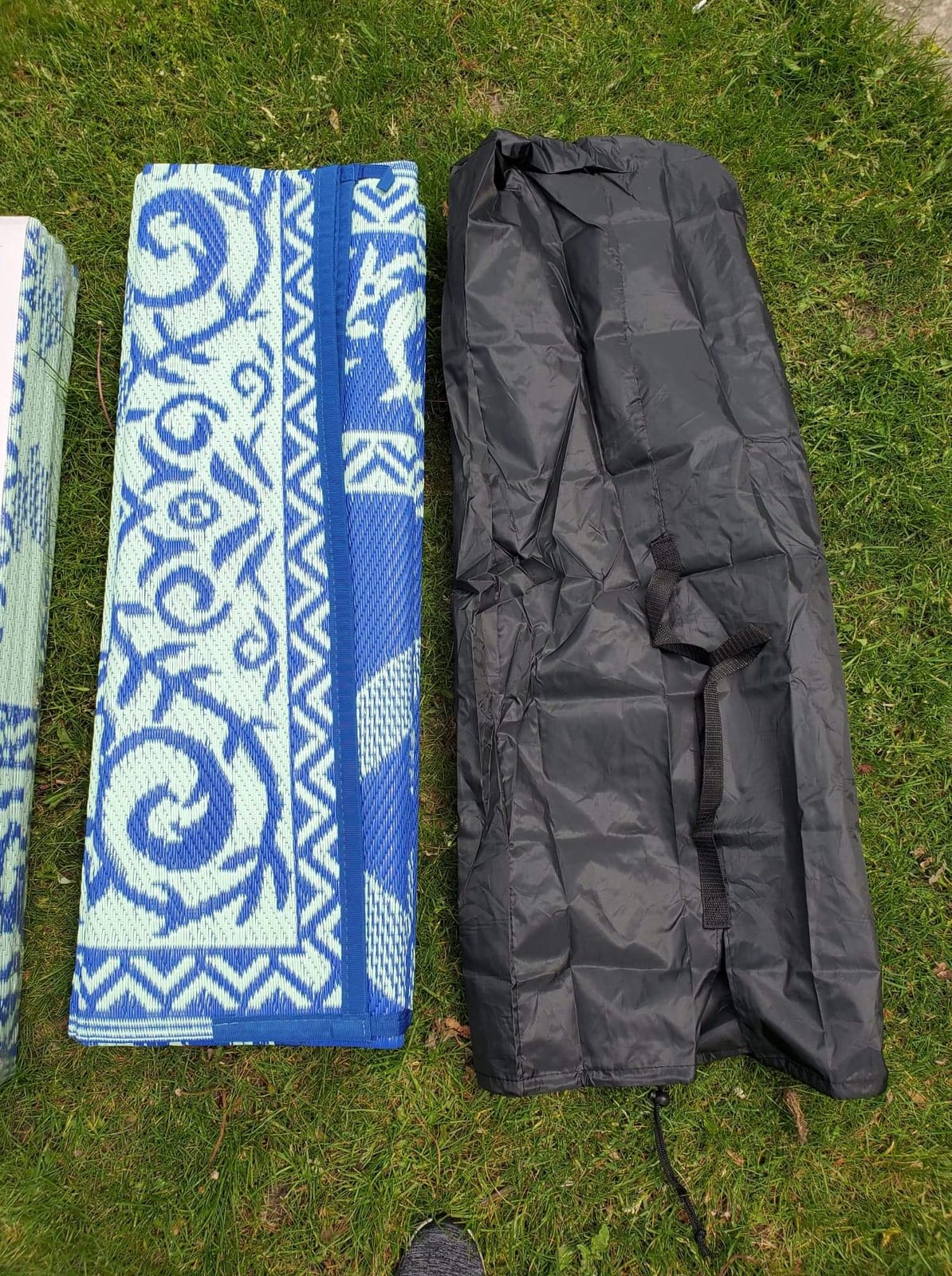 Stylish Camping 116097 6-feet by 9-feet Reversible Mat, Plastic Straw Rug, Large Floor Mat for Outdoors, RV, Patio, Backyard, Picnic, Beach, Camping (Brown/Beige) customer photo 2