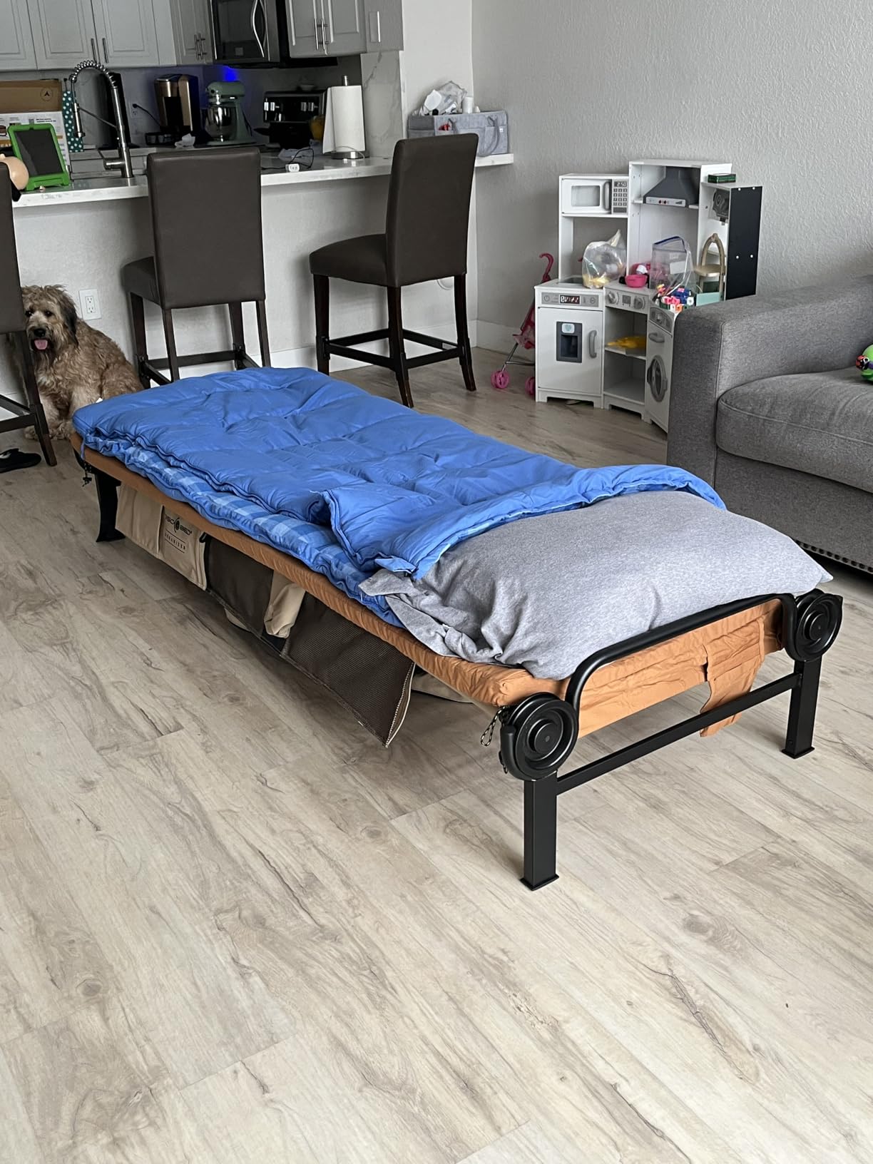 Teton Outfitter XL Sleeping Pad for Cot, Extra Thick Comfortable Camping Mattress for Adults, Portable Roll-Up Camp Pad, Durable Foam Cushioning customer photo 1