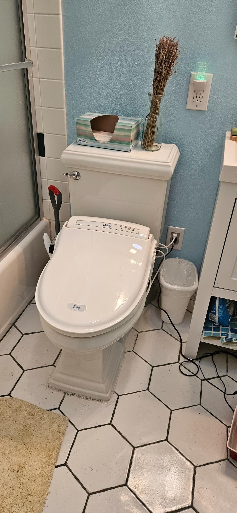 Bio Bidet Bliss BB1000 Electric Bidet Toilet Seat, Warm Water with Air Dryer, Heated Seat with Slow Close Lid, Remote Control, Elongated White customer photo 2