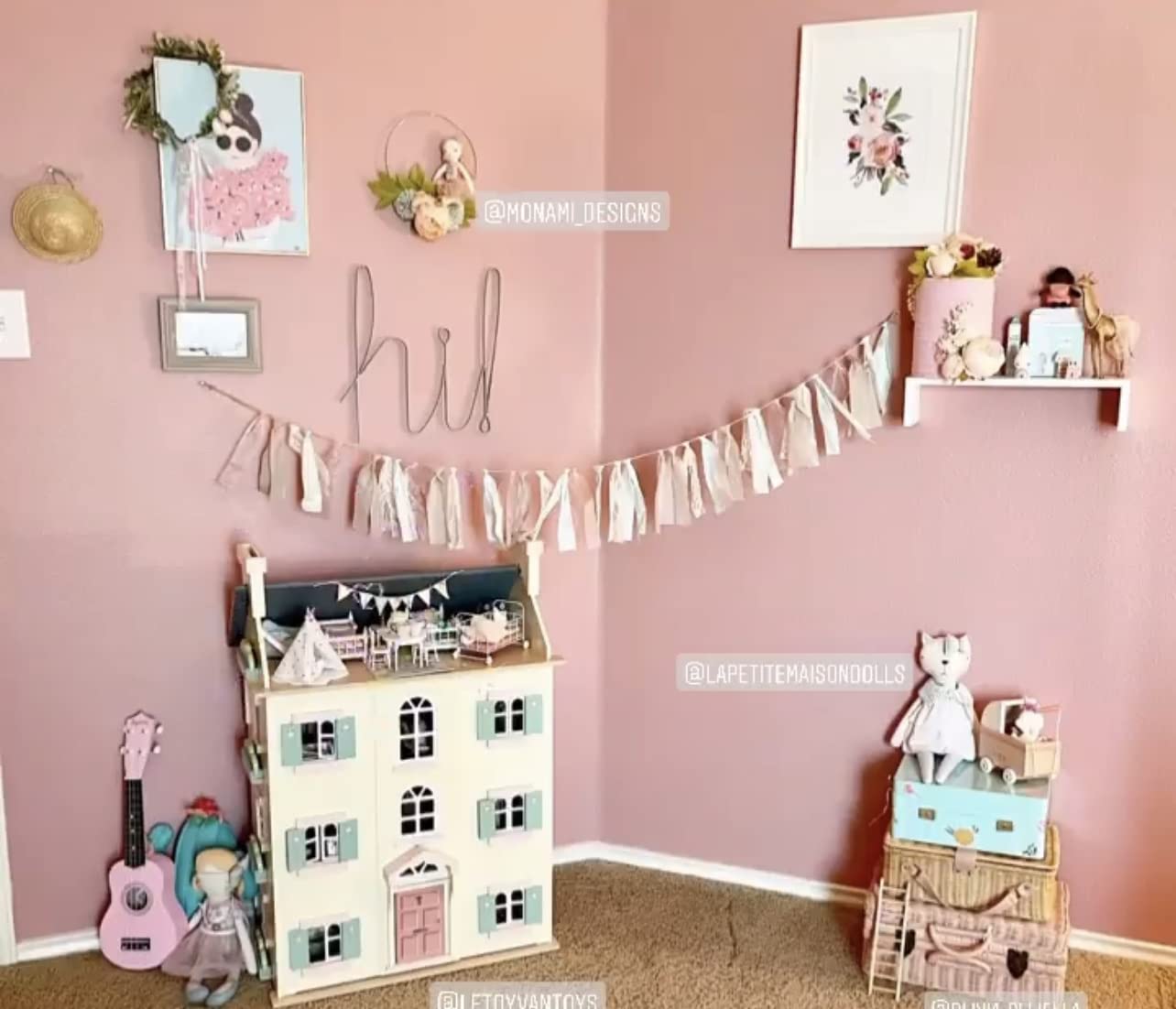 Le Toy Van - Gorgeous Cherry Tree Hall Large 4 Storey Wooden Doll House Play Set For Girls or Boys | Great As A Gift | Suitable for Ages 3+ | Sustainable Dollshouse made from FSC certified wood customer photo 2