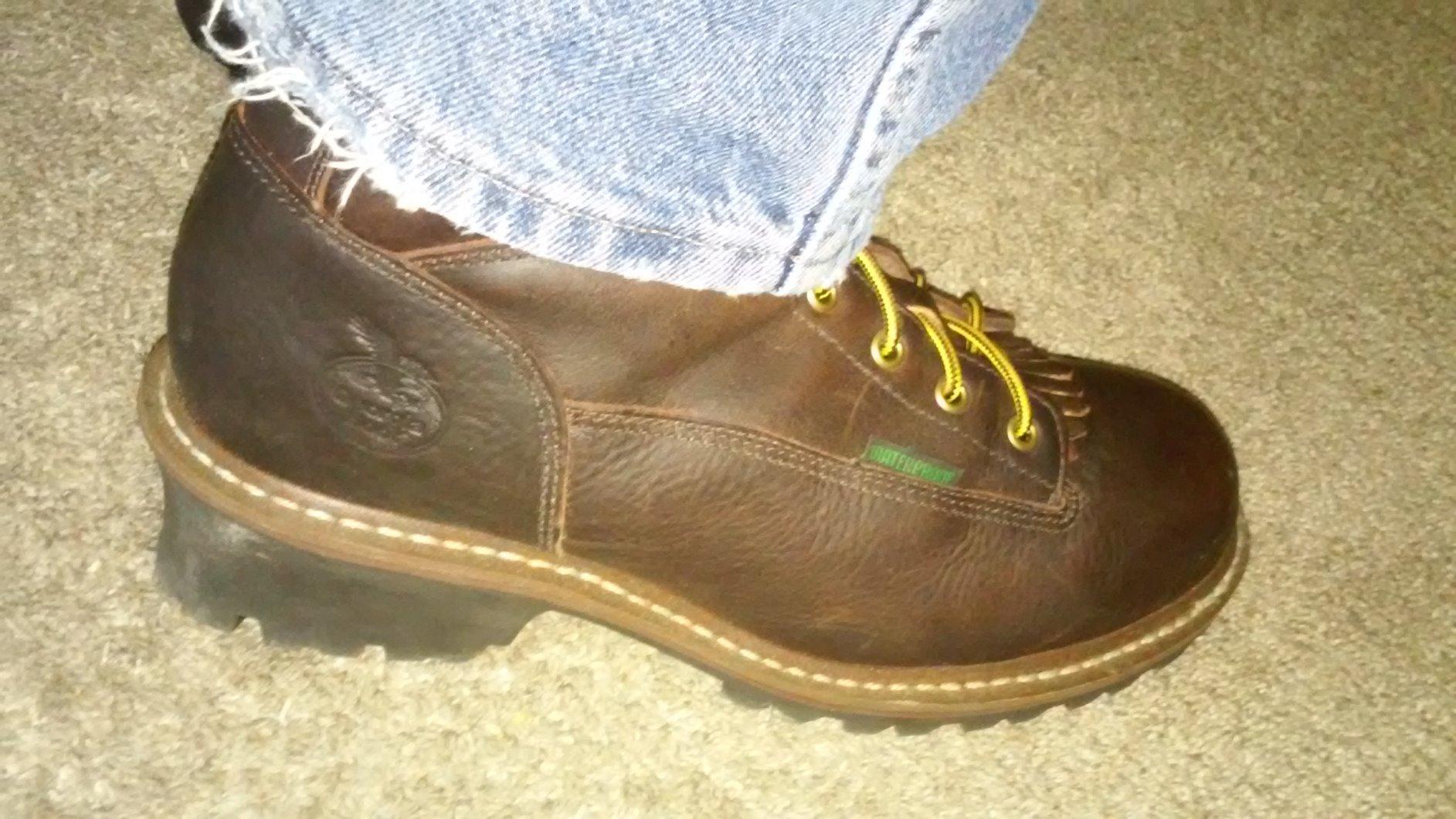 Georgia Boot Men's Waterproof Lace-To-Toe Work Boots customer photo 2