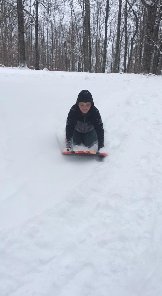 Flexible Flyer Snow Premium Foam Sled for Kids and Adults - Snow Sled, 1 or 2 Person Winter Toboggan Slider with Handles, Extremely Lightweight, for Ages 5 & Up customer photo 1