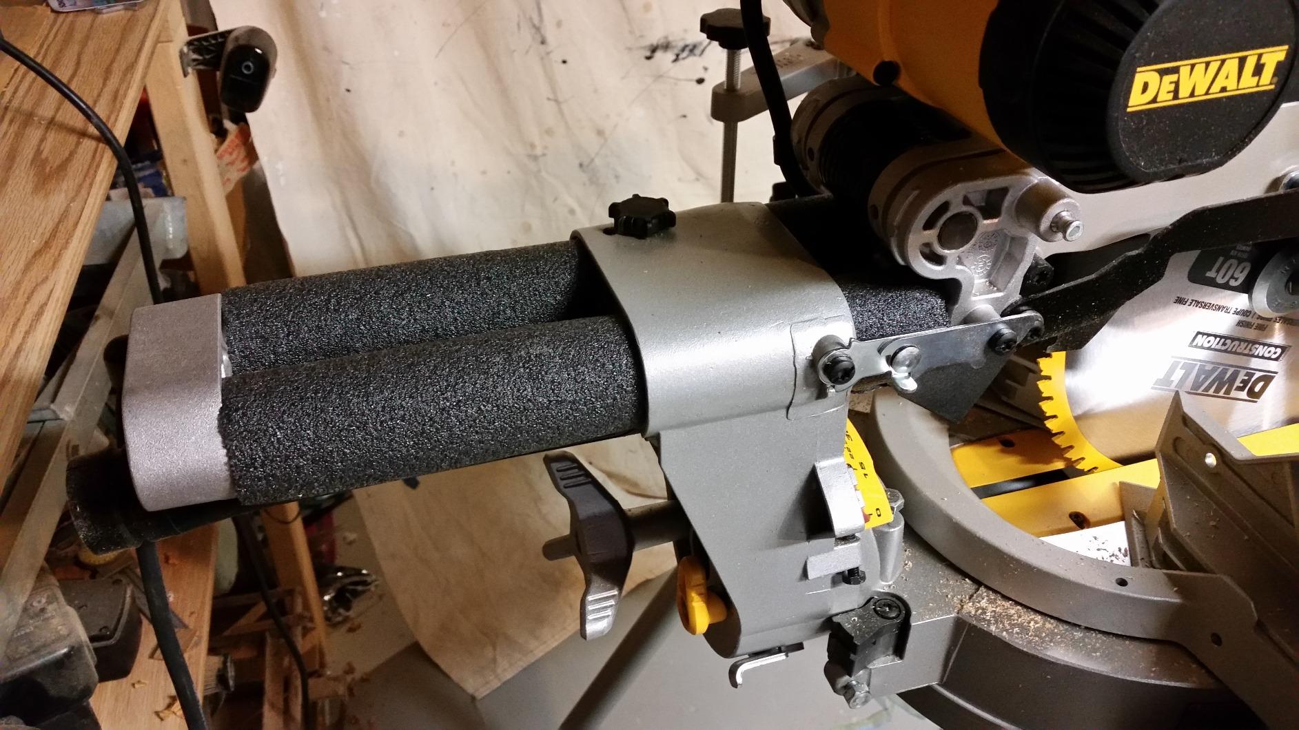 DEWALT Miter Saw, 12-inch Double Bevel Sliding Compound Miter Saw with XPS LED Shadow Light System, Includes Blade Wrench, Material Clamp and Dust Bag (DWS780) customer photo 2