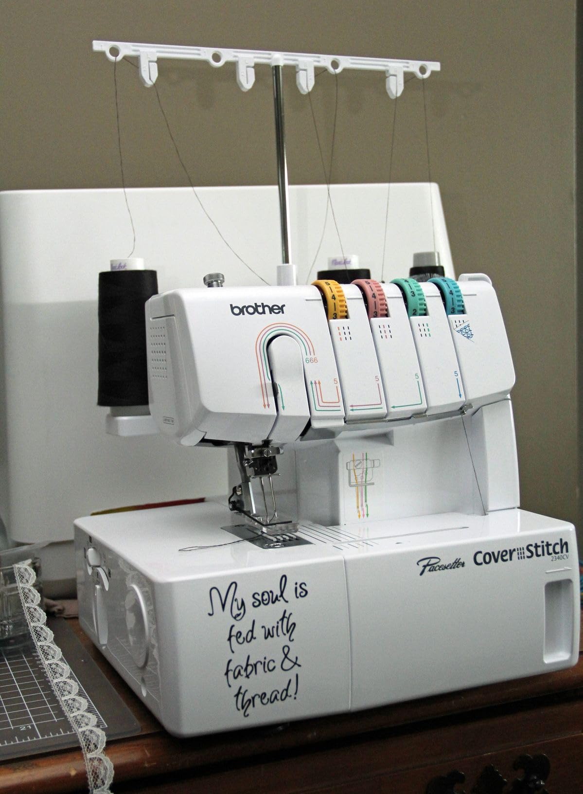 Brother 2340CV Coverstitch Serger Sewing Machine customer photo 2