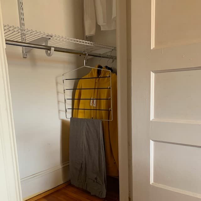 Rubbermaid Configurations Custom Closet Kit 3-6 Ft. Adjustable Metal Wire Shelving White Finish Expandable Organization System Hardware Included for Home Closet/Pantry/Laundry/Mudroom customer photo 1