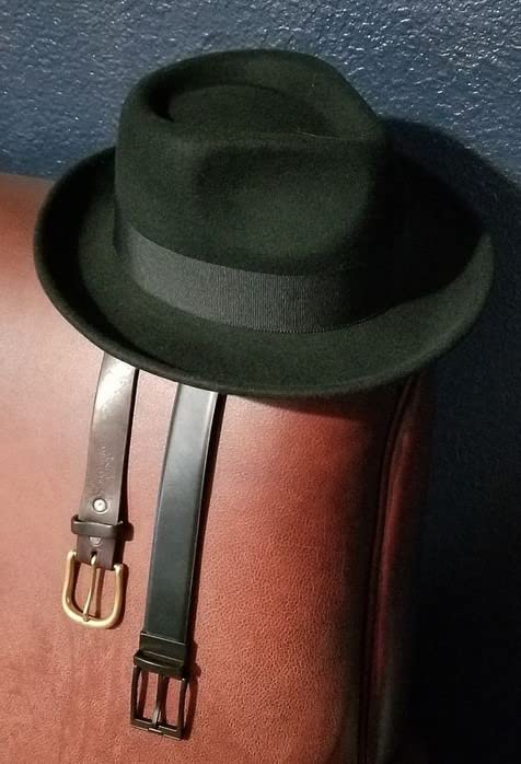 Belfry Gangster Men's Fedora - Crushable 100% Wool Felt Hat, Stain Resistant & Travel Friendly Dress Fedora customer photo 1