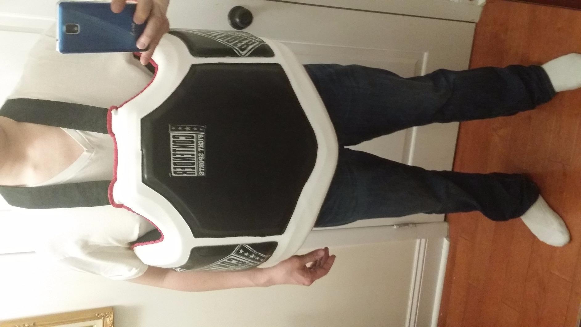 Contender Fight Sports Heavy Hitter Boxing Body Protector PBP Black/White customer photo 2