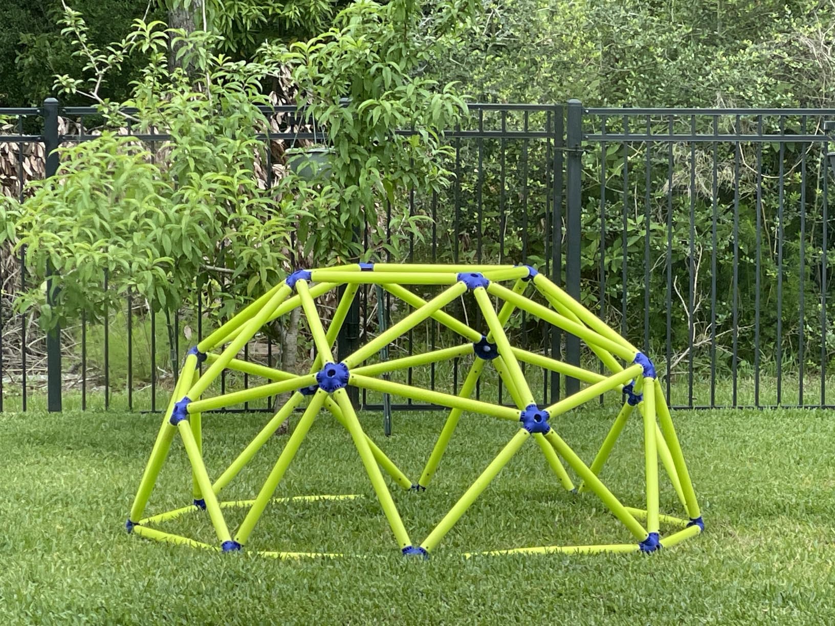 Eezy Peezy Climber with Top - Active Indoor Outdoor Play Set Climbing Dome Equipment Toys - Fun for Kids Ages 3 to 6 Years Old, Green and Blue customer photo 1
