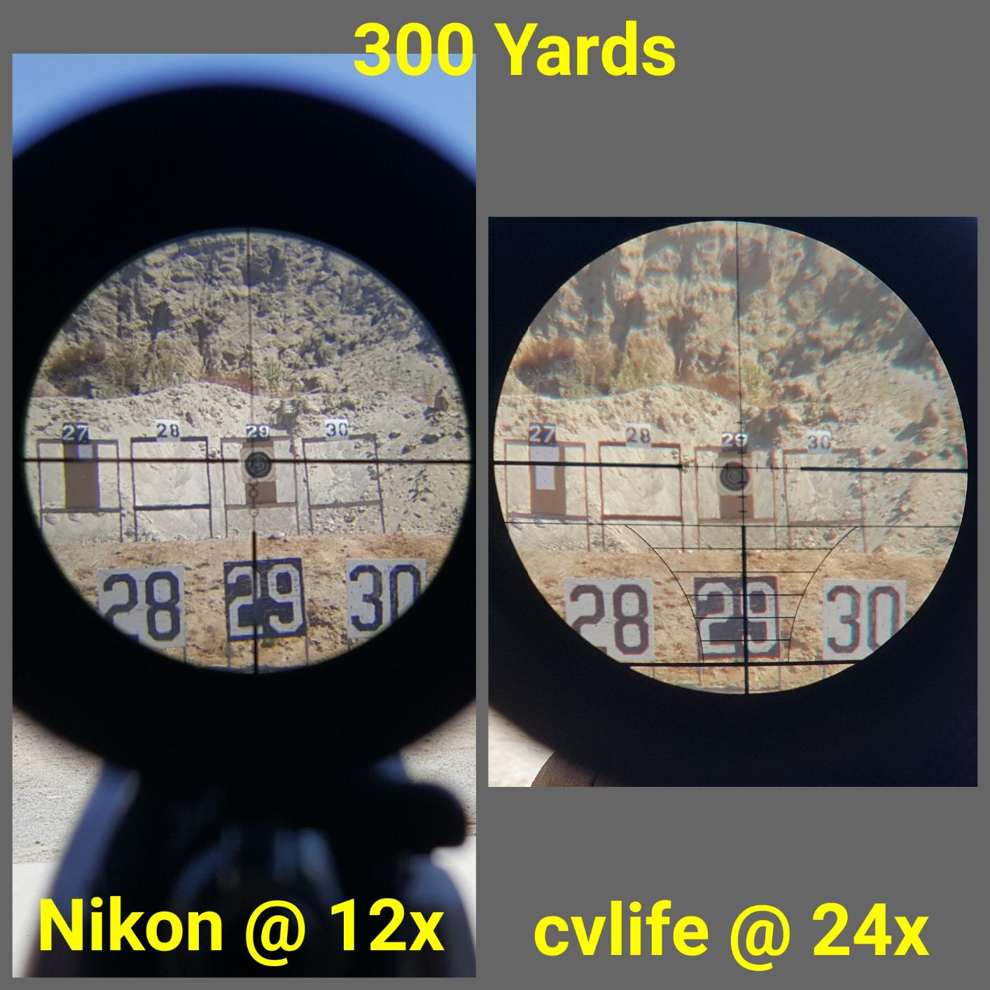 CVLIFE Rifle Scope 6-24x50 AO Red and Green Illuminated Long Range Scope customer photo 1
