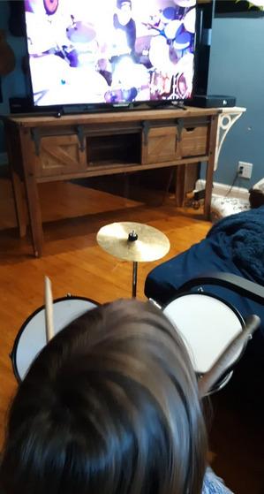 Best Choice Products 3-Piece Beginner Drum Set for Kids Juniors, w/Throne Stool, Cymbal, Drum Sticks, Bass Drum Pedal, 2 Toms - Blue customer photo 2