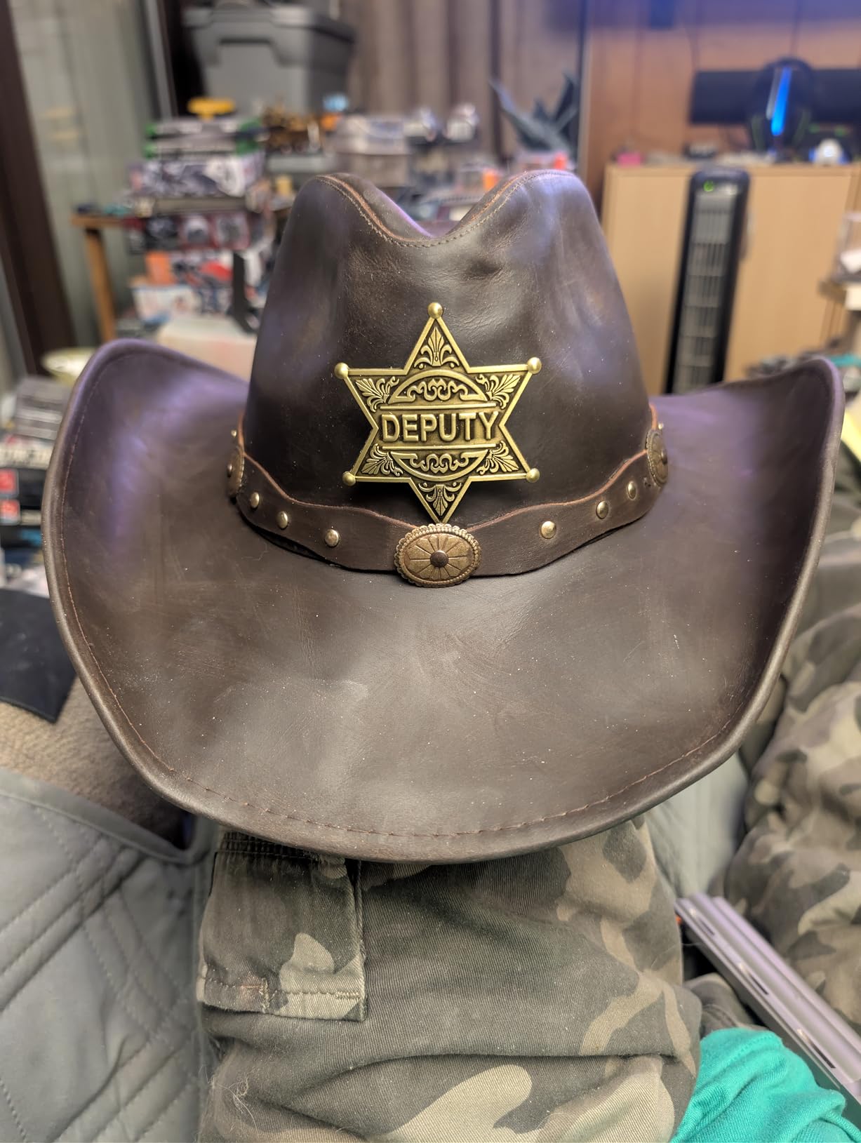 Stetson Roxbury Shapeable Leather Cowboy Western Hat customer photo 2