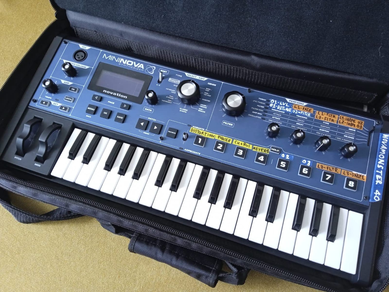 Novation MiniNova Analog Modeling Synthesizer | 37 Mini Keys, 18-Voice Polyphony, Built-In Vocoder customer photo 1