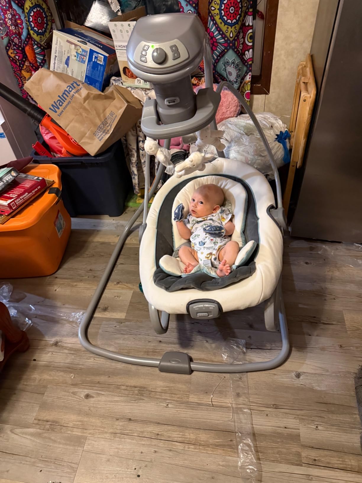 Graco DuetSoothe 2 in 1 Portable Baby Swing & Baby Rocker, Multi Direction, Vibration, Winslet customer photo 1