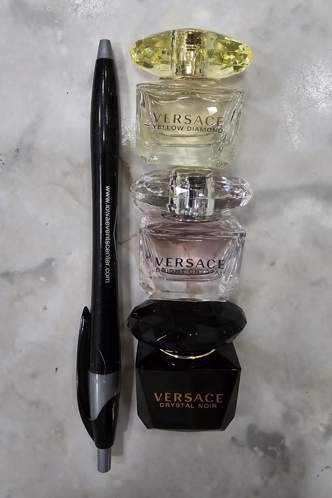 Versace Perfume for Women Variety 3-Piece Mini Gift Set - Yellow Diamond, Crystal Noir, Bright Crystal customer photo 1