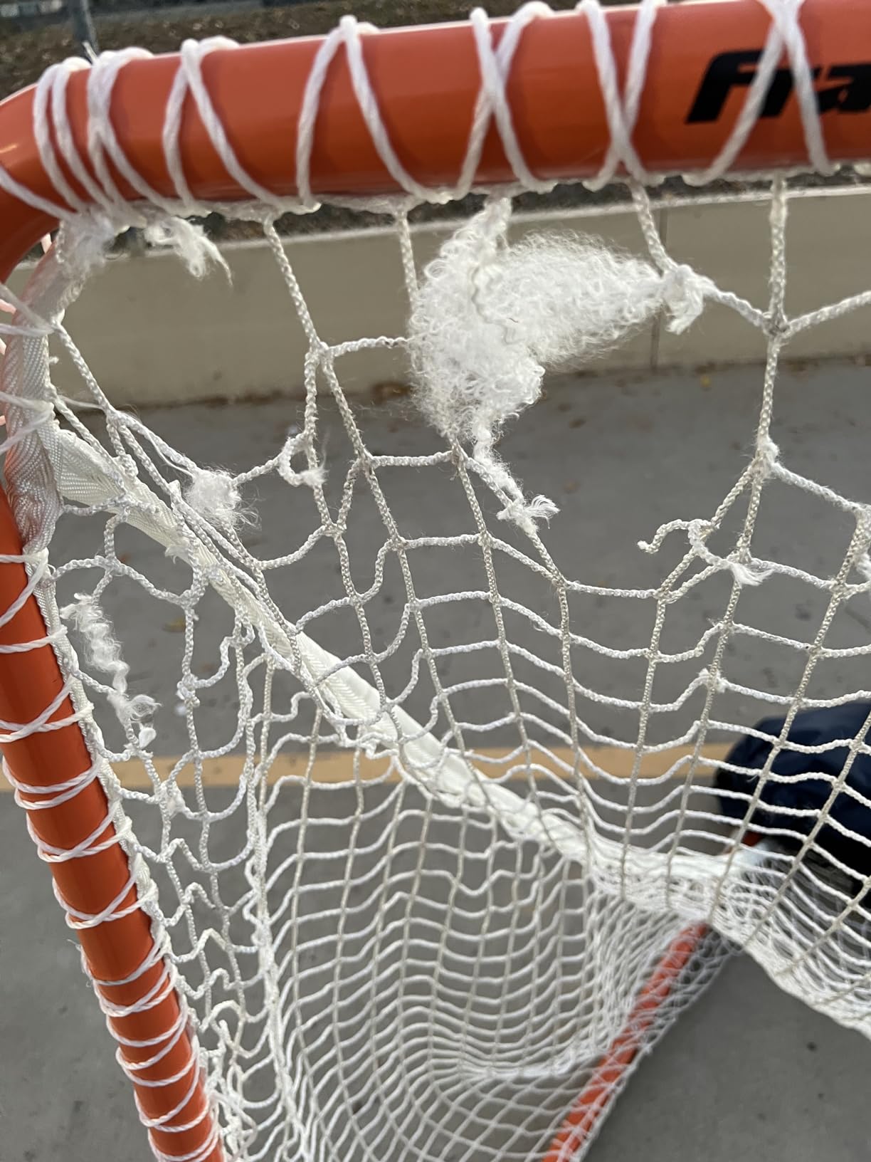 Franklin Sports Backyard Lacrosse Goal - Kids + Adult Lacrosse Training Net - Lacrosse Training Equipment - Perfect for Youth + Adult Training customer photo 1