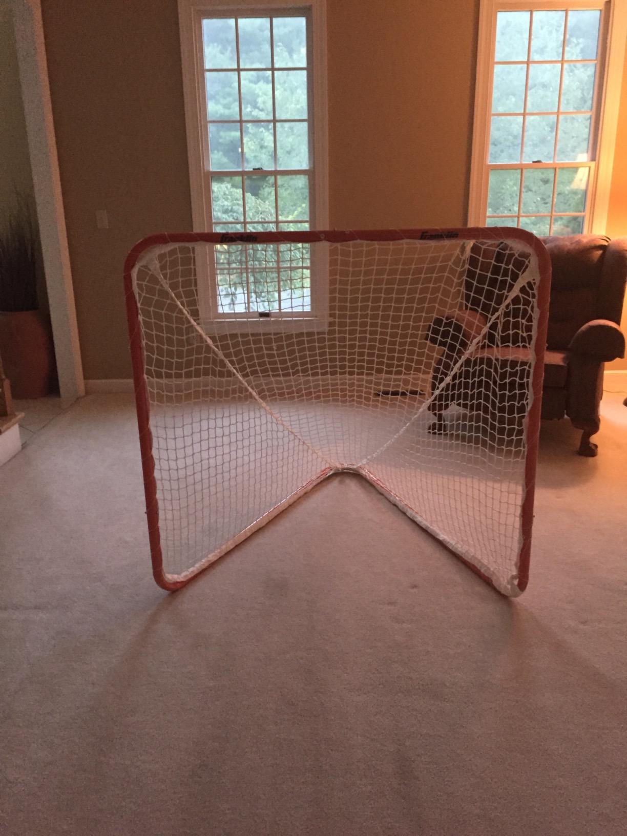 Franklin Sports Backyard Lacrosse Goal - Kids + Adult Lacrosse Training Net - Lacrosse Training Equipment - Perfect for Youth + Adult Training customer photo 2