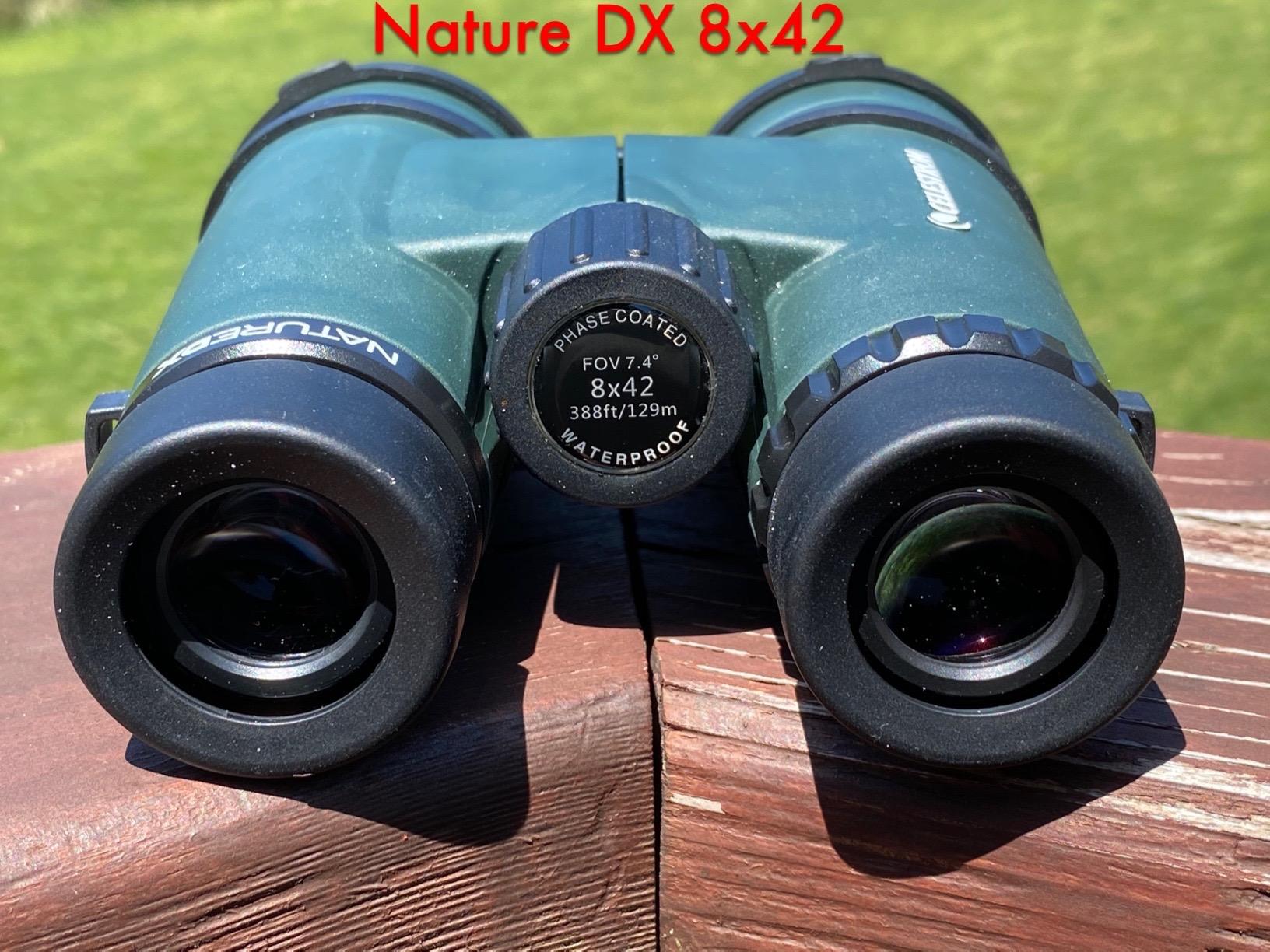 Celestron Nature DX 8x42 Waterproof Binoculars for Bird Watching & Outdoors | Phase-Coated BaK-4 Prisms, Bright Fully Multi-Coated Optics, 42mm Objective Lenses, Durable Rubber Armor customer photo 1