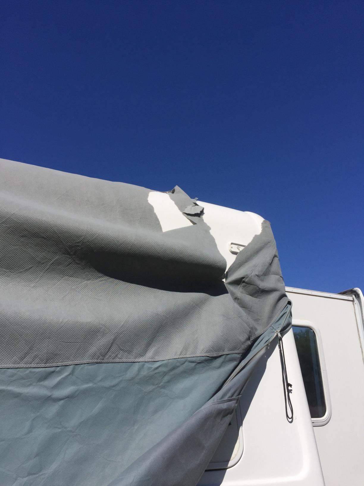 Leader Accessories Windproof 27-30 ft Travel Trailer RV Cover Extra Thick | Heavy-duty 7-ply Camper Cover, Snowproof, Ripstop All Weather Protection, With 4 Tire Covers, Windproof Straps customer photo 2