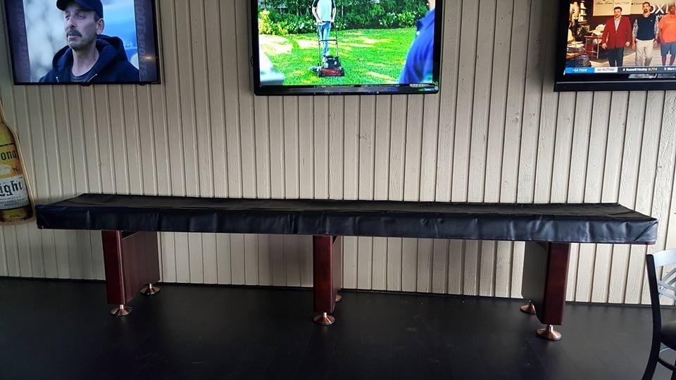 Playcraft Woodbridge Shuffleboard Table with Storage Cabinet - Pro Style Climate Adjusters customer photo 1