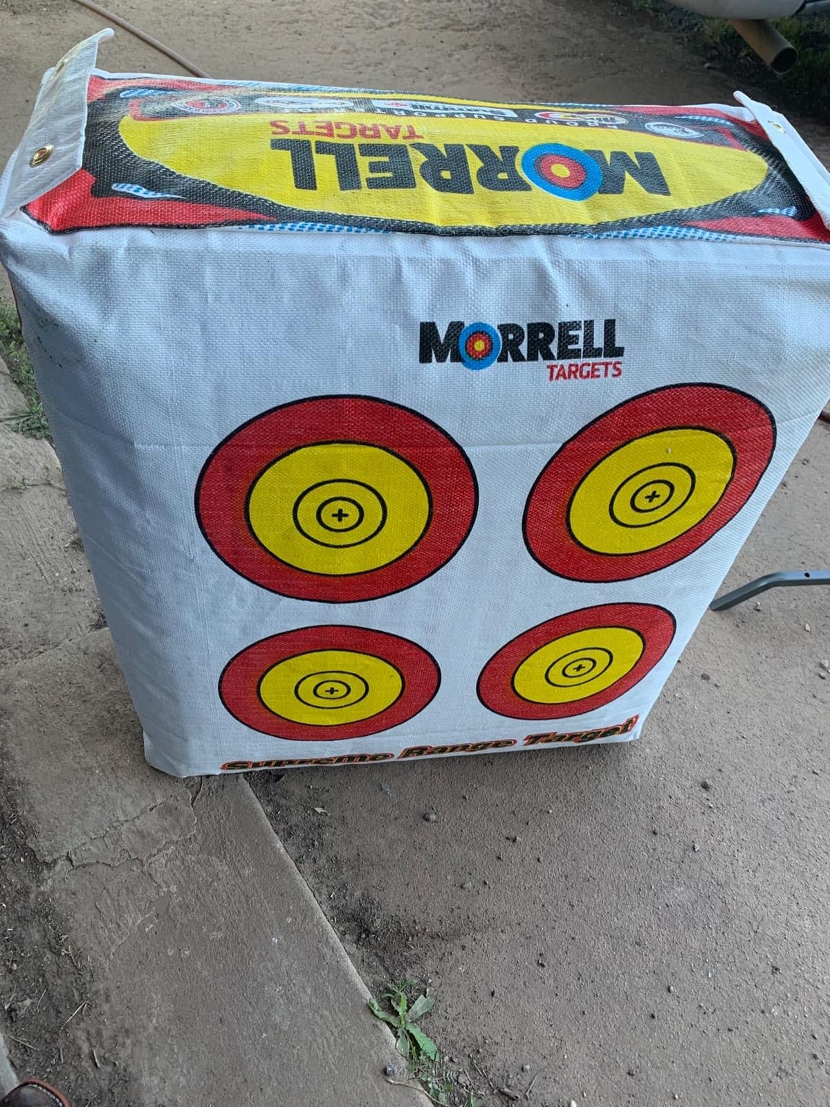 Morrell Supreme Range Adult Field Point Archery Bag Target, White | Weatherproof Hunting Practice with NASP Scoring Rings, Nucleus Center and IFS Technology customer photo 1