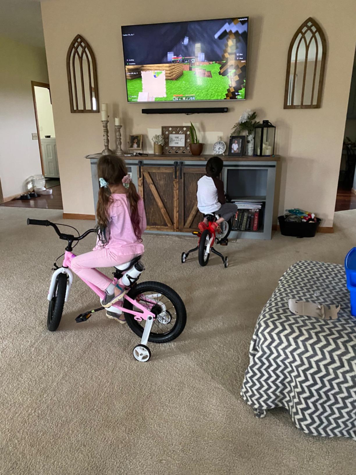 RoyalBaby Freestyle Kids Bike 12 14 16 Inch with Training Wheels, 18 Inch with Kickstand, Bicycle for Ages 3-10 Years Boys Girls customer photo 2