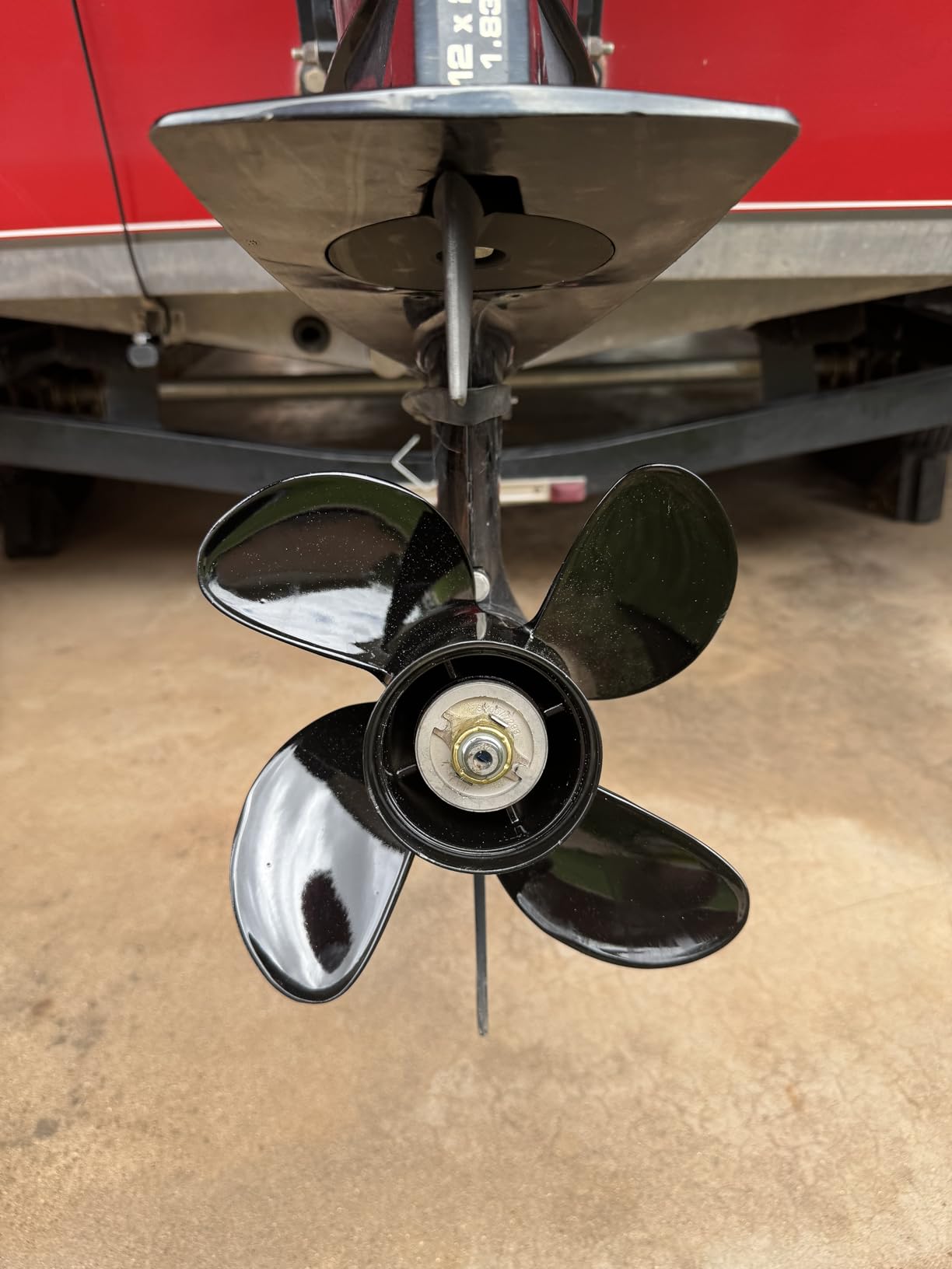 Mercury Spitfire 4-Blade Aluminum Propeller, 10.3