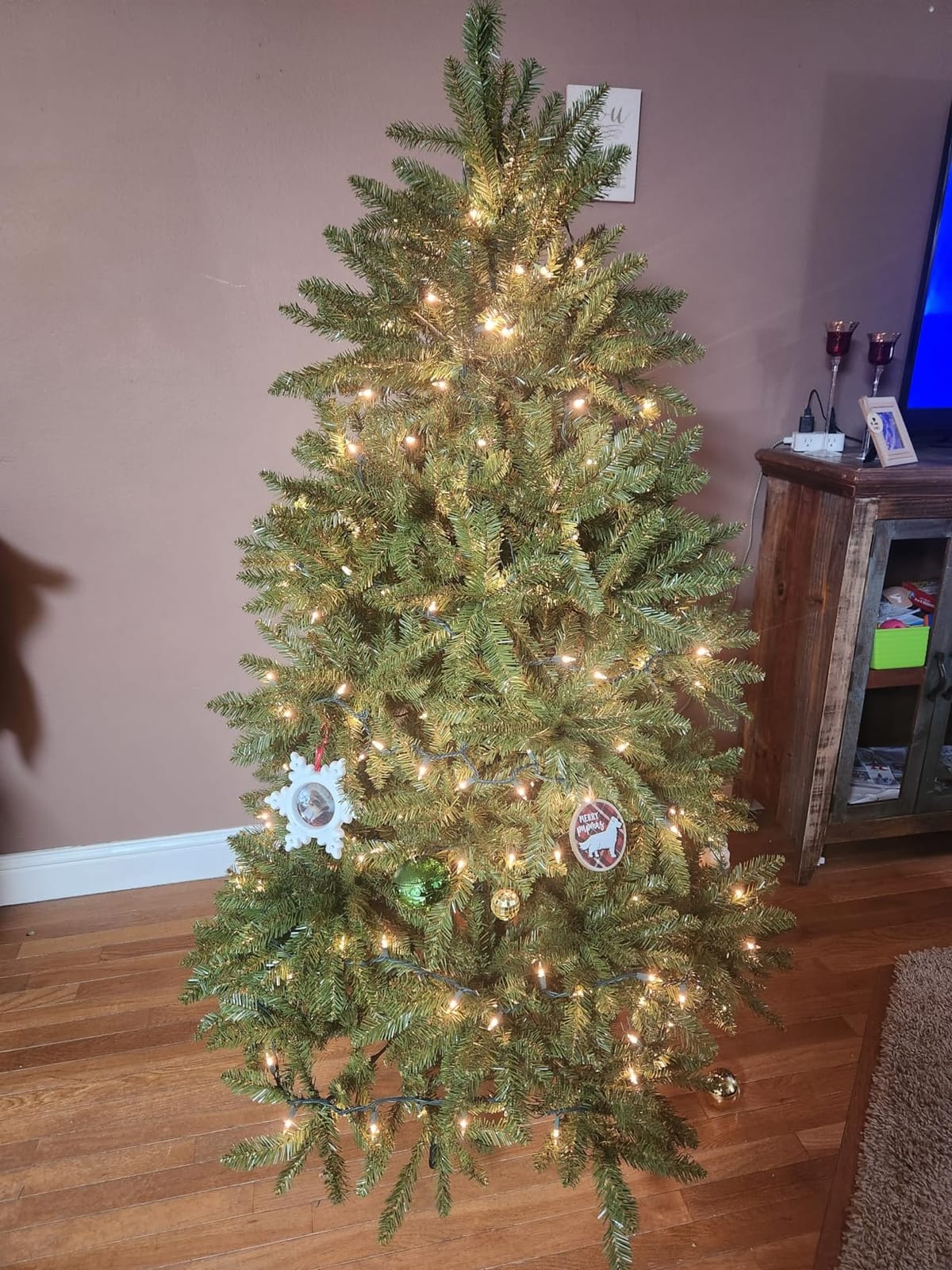 National Tree Company 7ft Unlit Dunhill Fir Full Artificial Christmas Tree customer photo 1