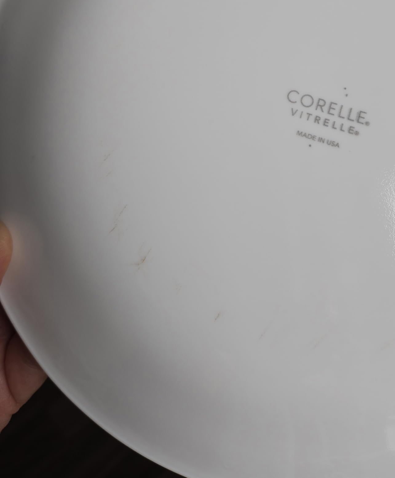 Corelle Vitrelle 6-Piece Salad Plates Set Triple Layer Glass and Chip Resistant, 8-1/2-Inch Lightweight Round Plates, Winter Frost White customer photo 1