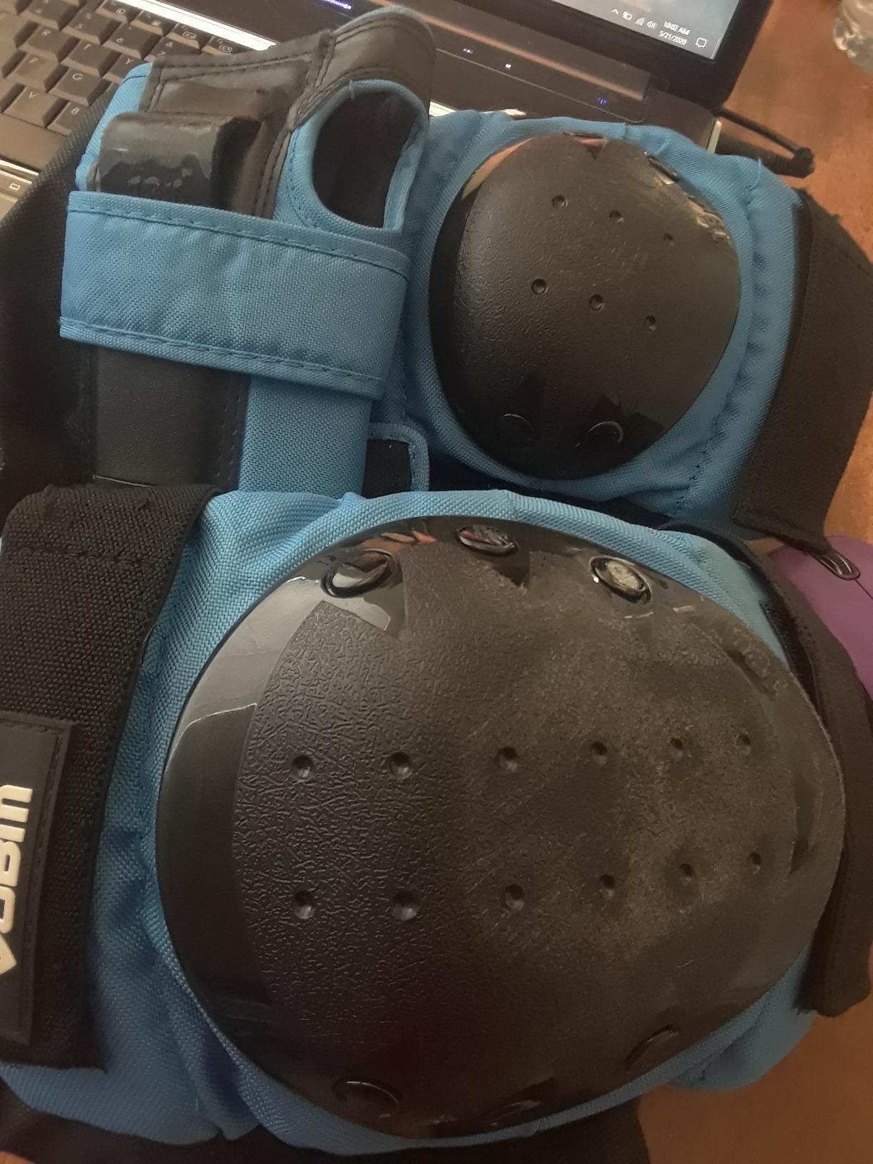 JBM Adult & Kids Knee Pads Elbow Pads and Wrist Guards for Inline Skating, Roller Skating, Skateboarding, Scootering customer photo 2